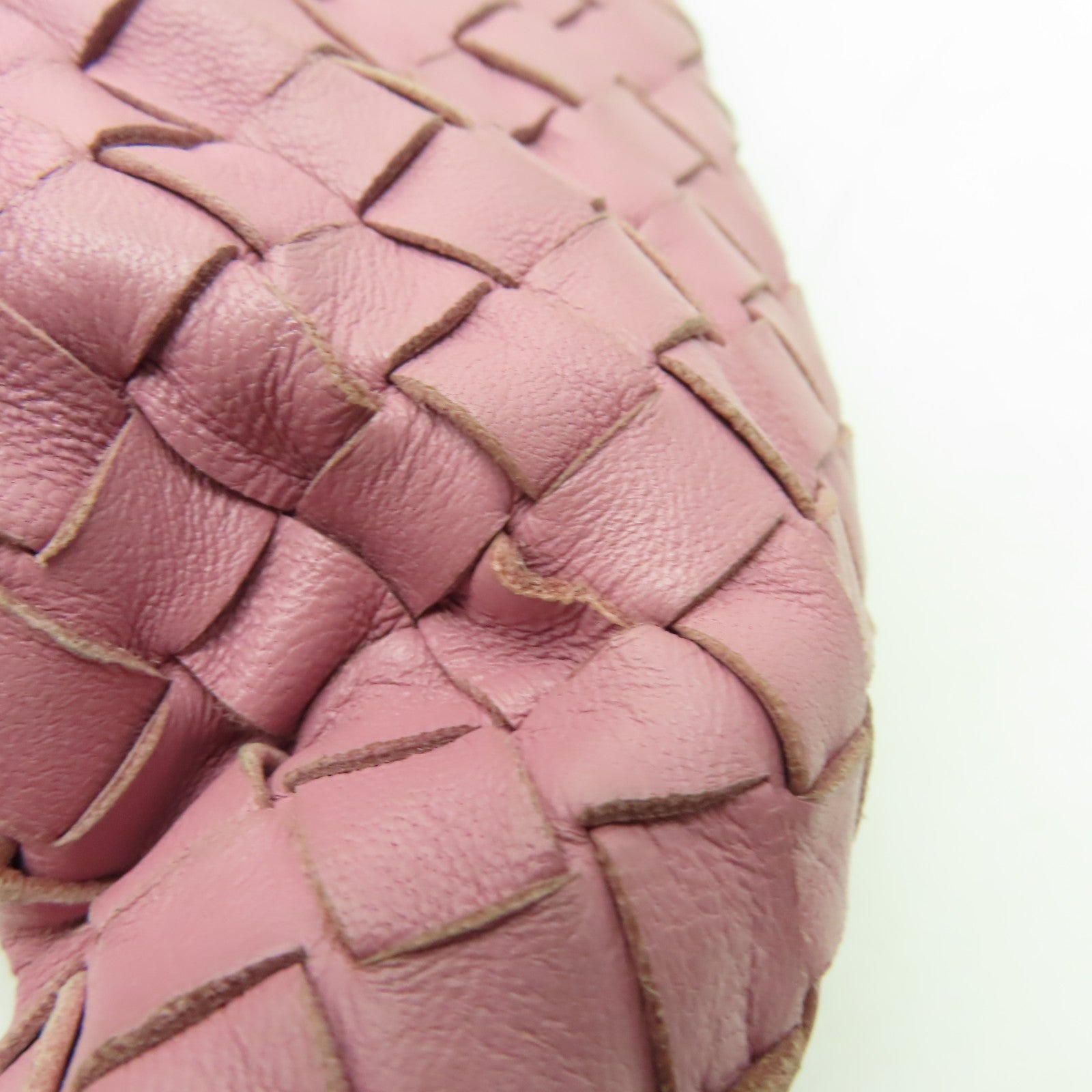 BOTTEGA VENETA 羊皮皮革Shoulder Bag肩背袋粉紅色