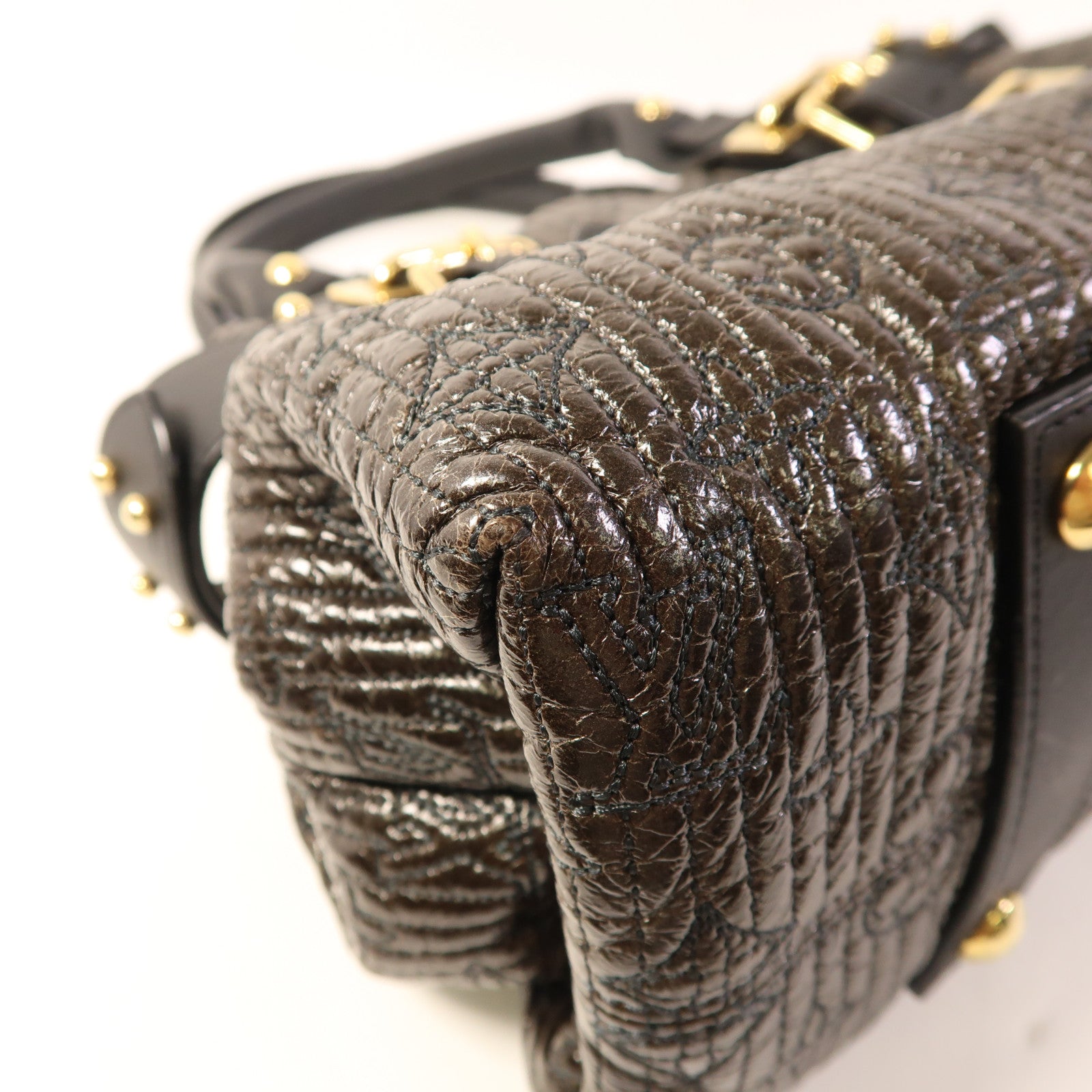 LOUIS VUITTON Monogram Motard Biker金扣肩背袋