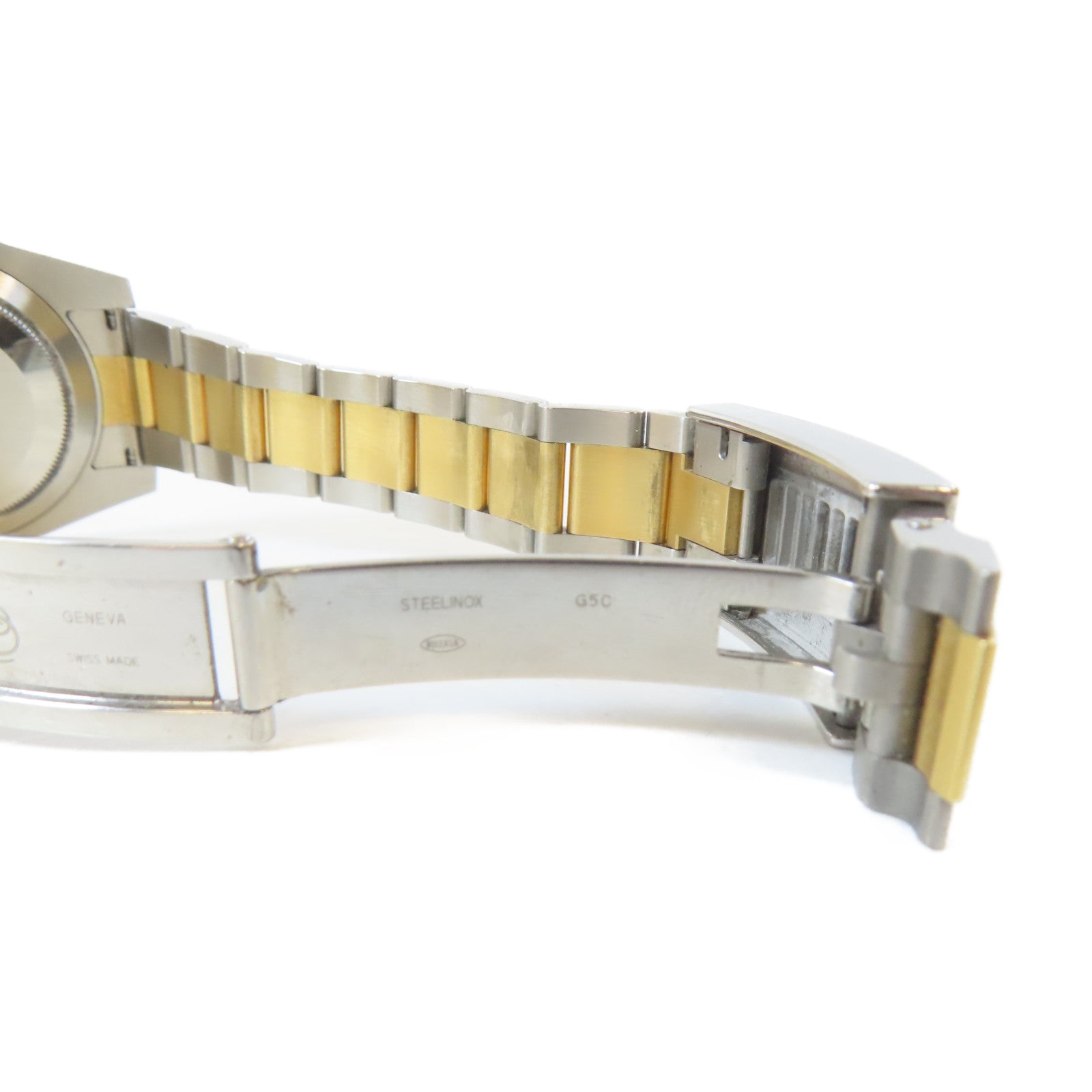 ROLEX Submarinar Date 18K黃金/不鏽鋼手錶自動機芯黑色