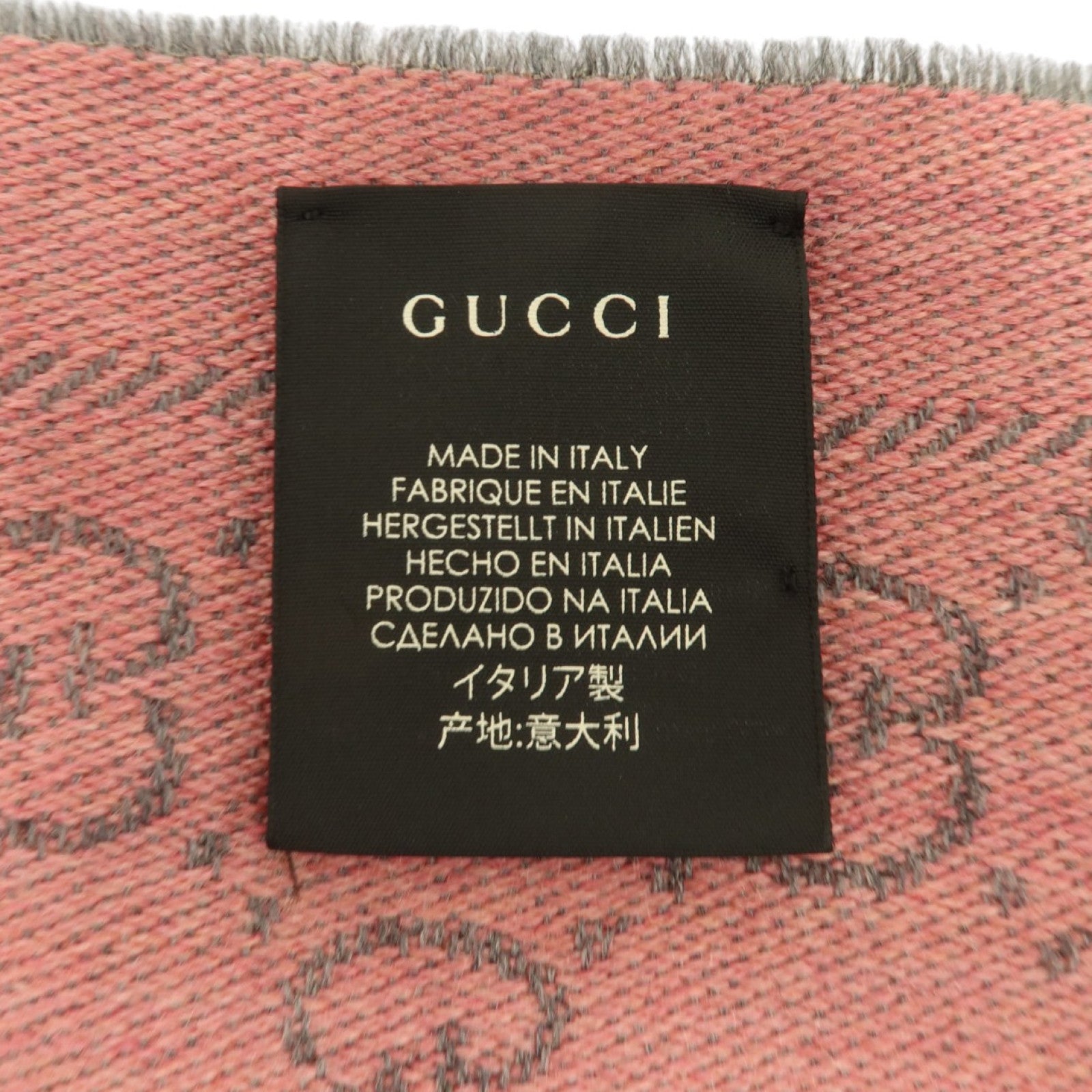GUCCI 【激減優惠】羊毛Scarf 48x180cm圍巾
