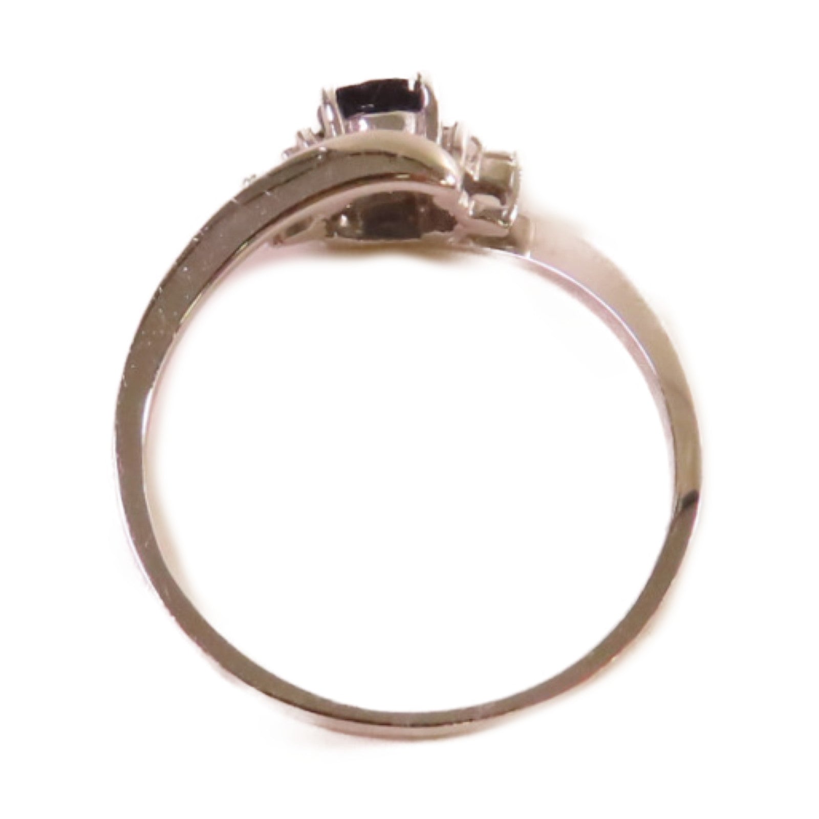 JEWELRY 【激減優惠】18K白金/藍寶石Sapphire Ring戒指US#6.5