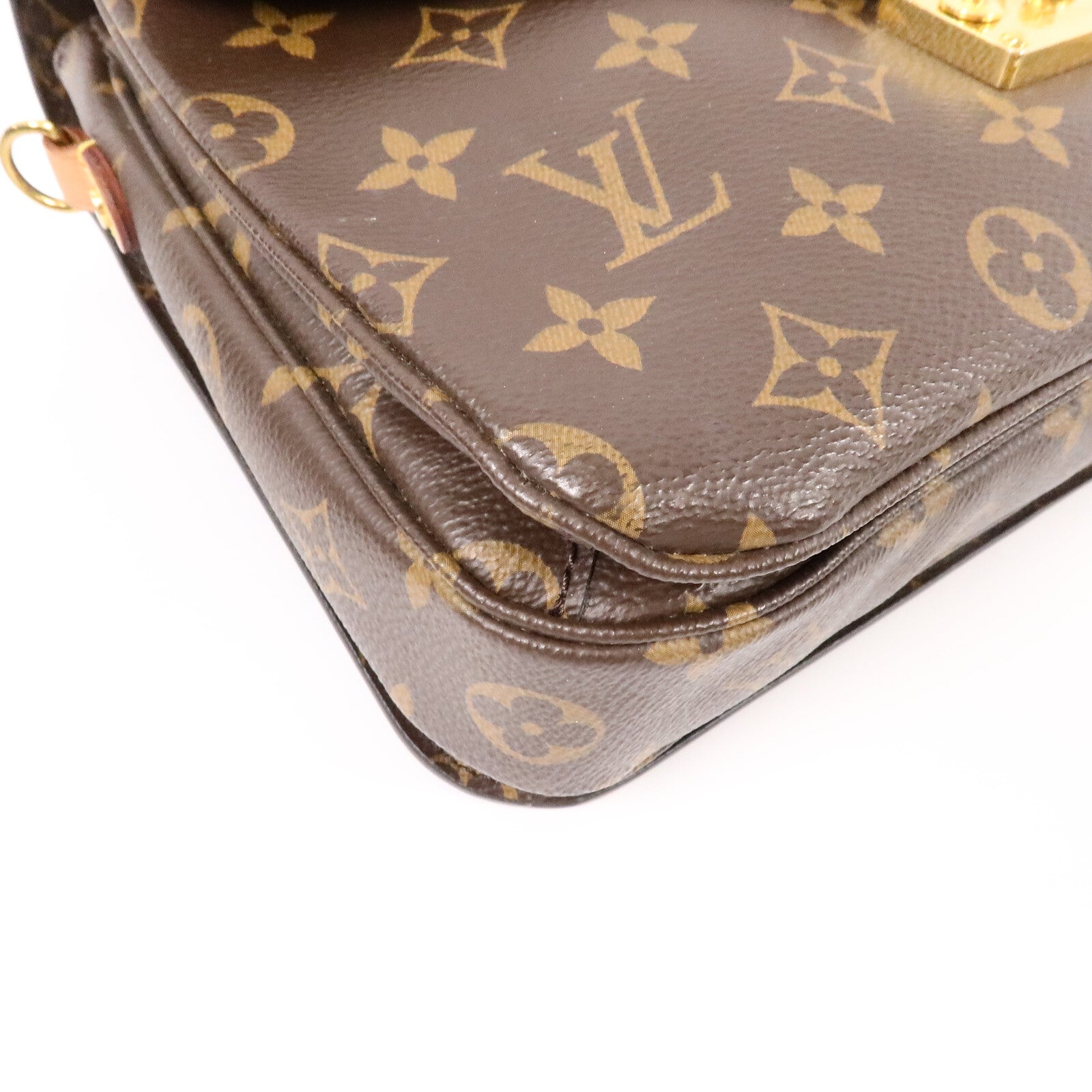 LOUIS VUITTON Monogram Pochette Metis MM金扣手挽肩背兩用袋