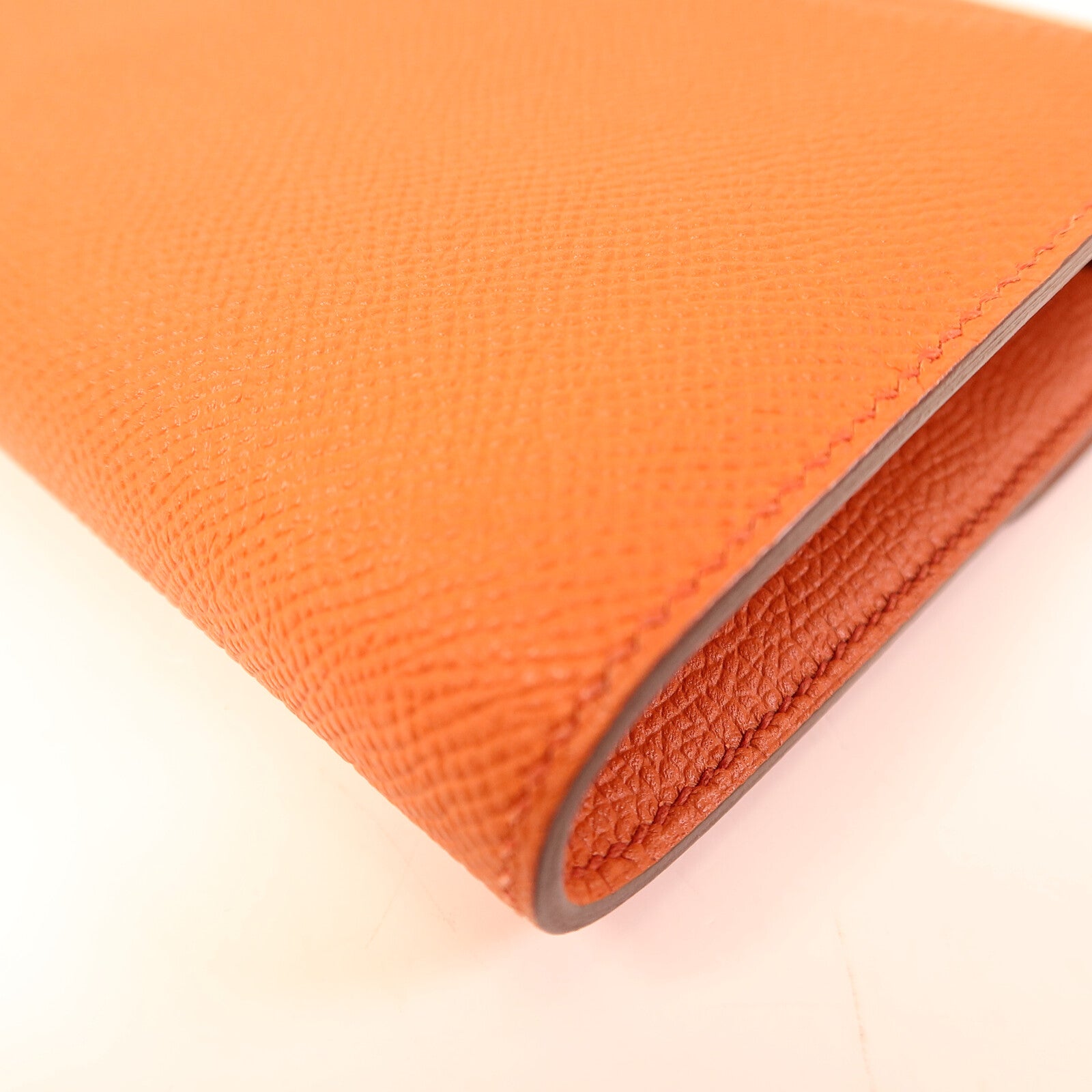 HERMES Epsom皮革Constance To Go銀扣肩背袋Terre Battue/Pink