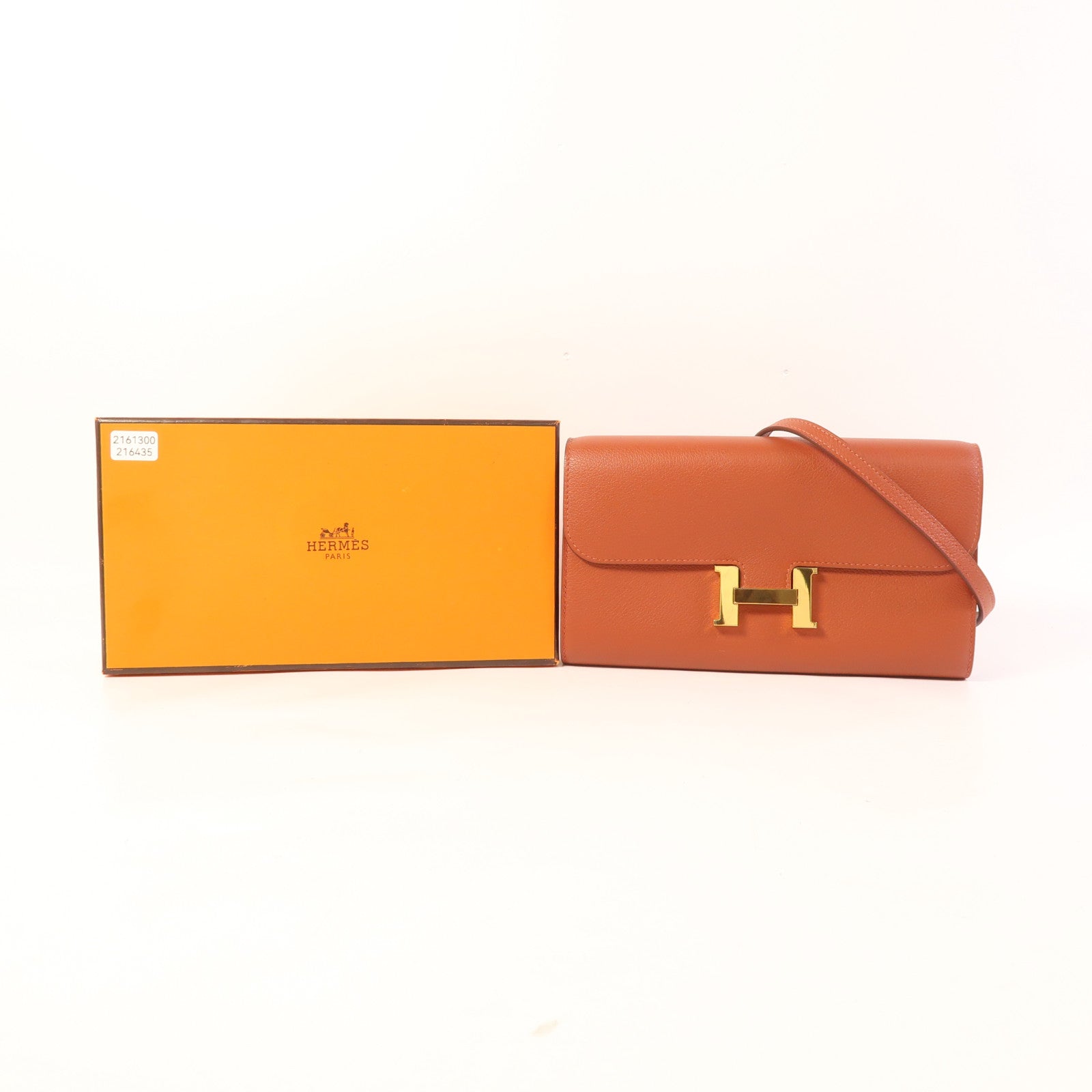 HERMES 【激減優惠】Evercolor皮革Constance To Go金扣肩背袋