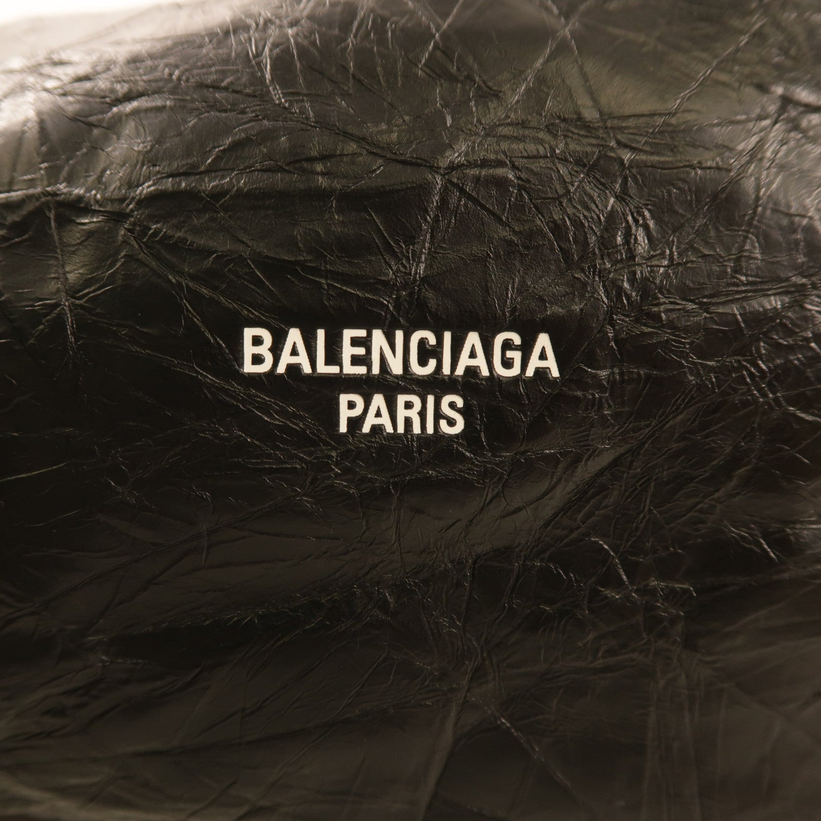 BALENCIAGA 牛皮皮革Crush Medium Tote Bag肩背袋