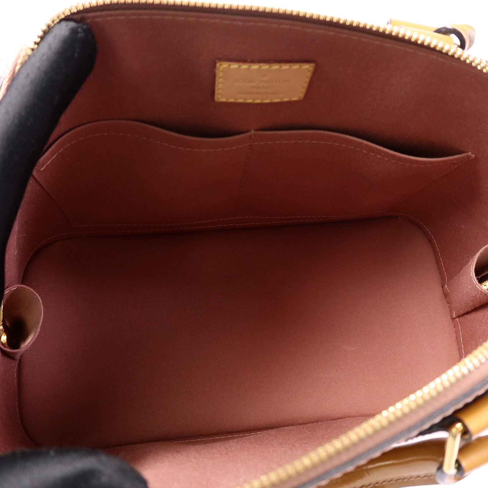 LOUIS VUITTON Monogram Vernis Alma PM手挽袋