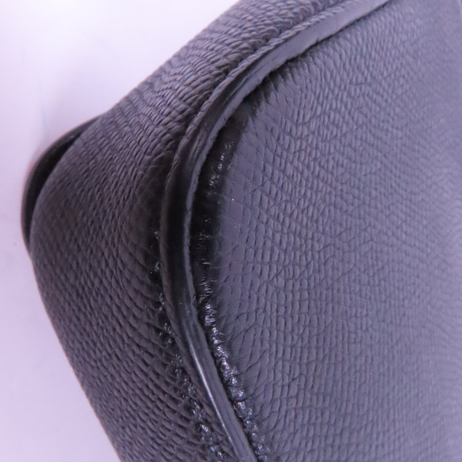 CELINE 牛皮皮革Shoulder Bag銀扣肩背袋黑色