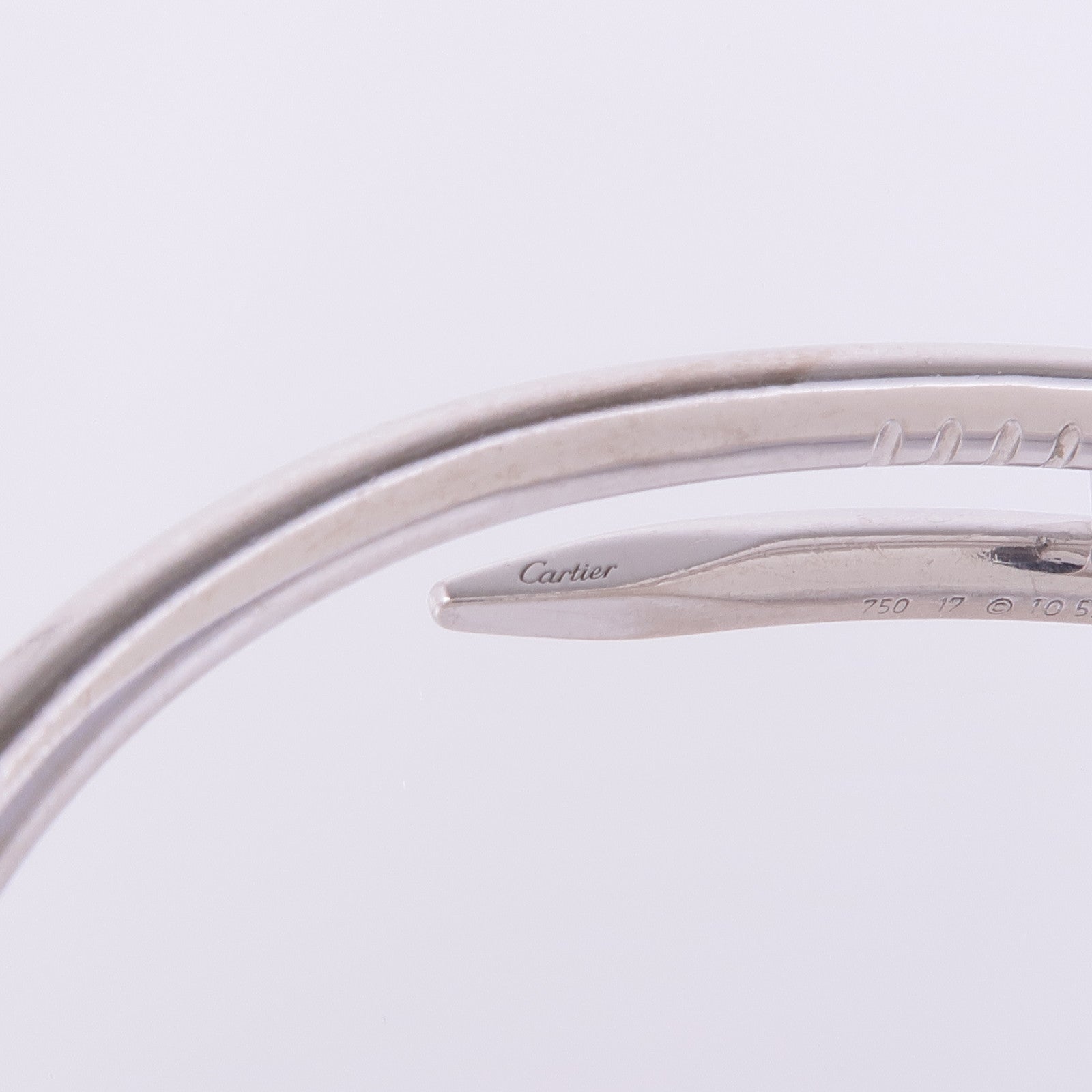 CARTIER 18K白金Juste Un Clou Bracelet手鐲