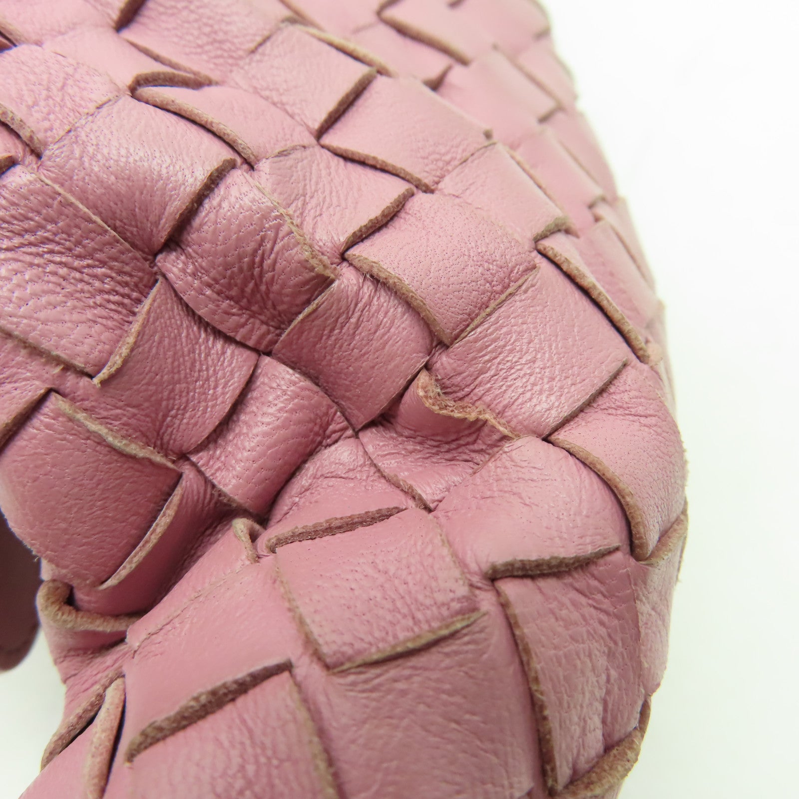 BOTTEGA VENETA 羊皮皮革Shoulder Bag肩背袋粉紅色