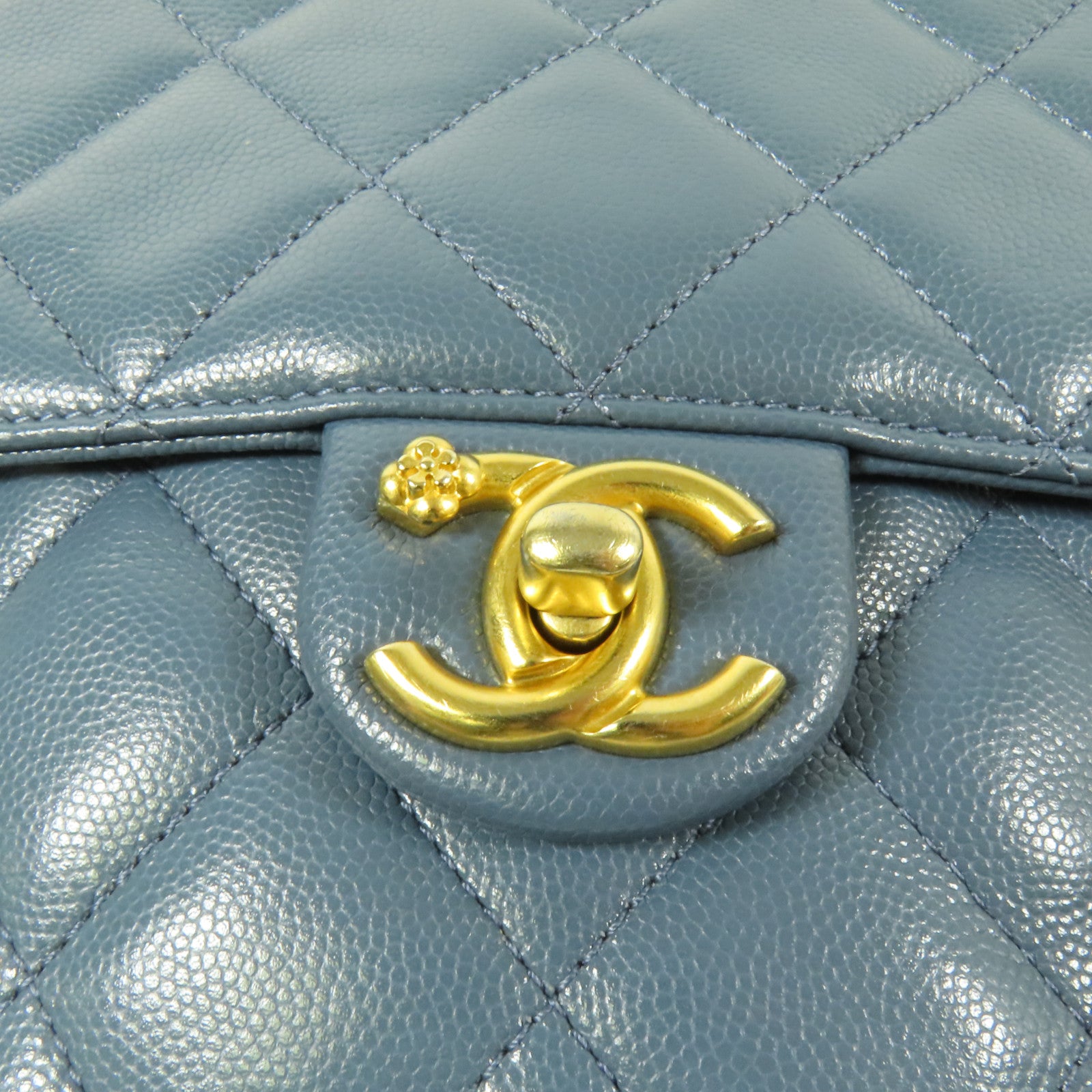 CHANEL 牛皮皮革Chain Backpack 23K金扣背包