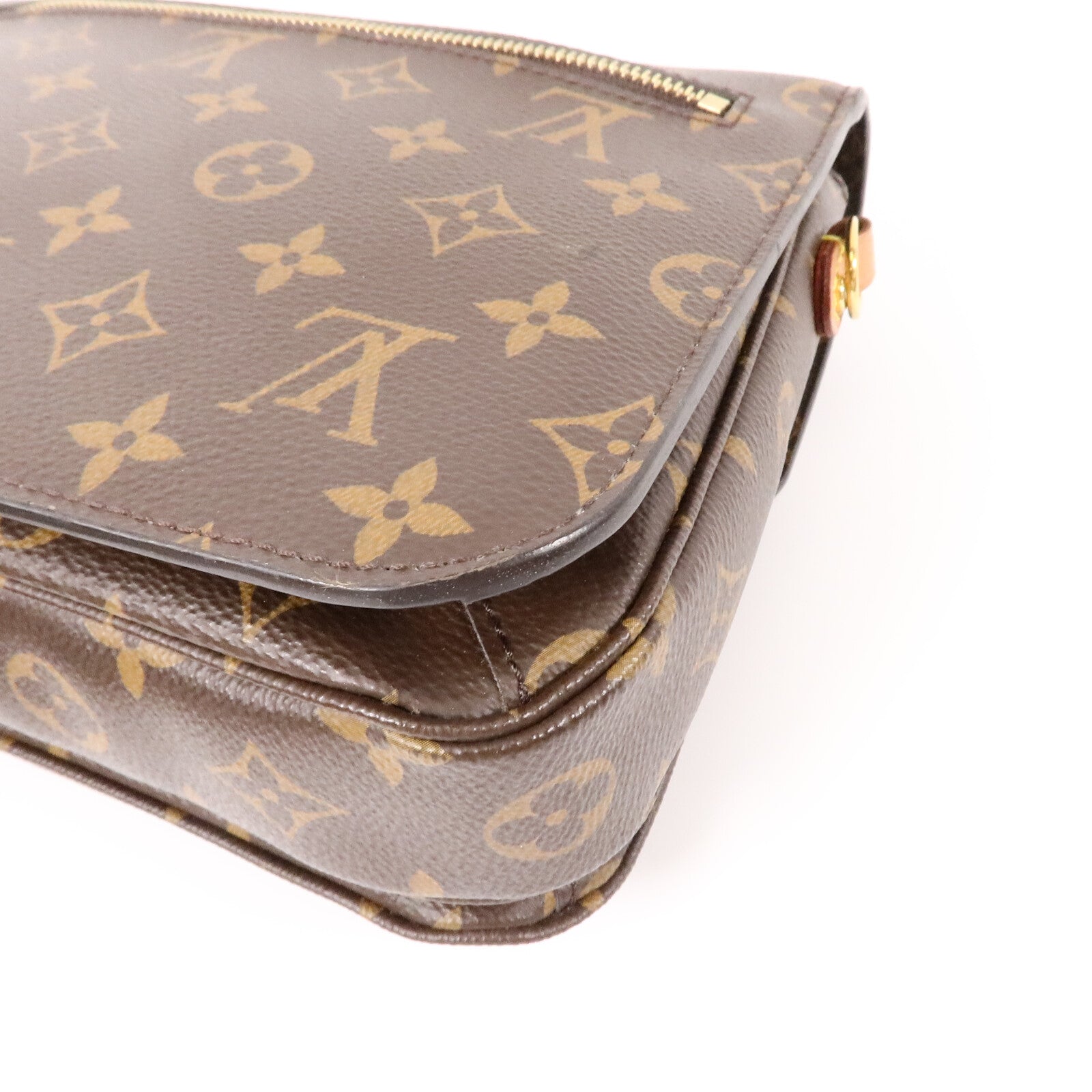 LOUIS VUITTON Monogram Pochette Metis MM金扣手挽肩背兩用袋