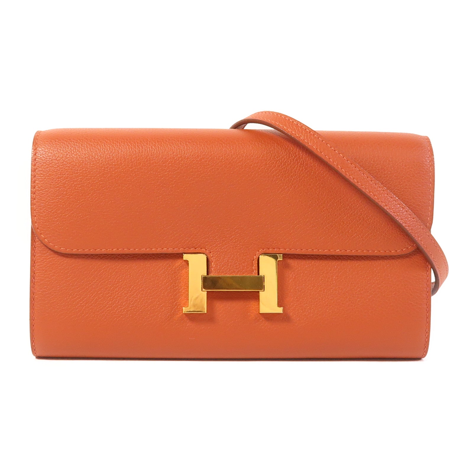 HERMES 【激減優惠】Evercolor皮革Constance To Go金扣肩背袋