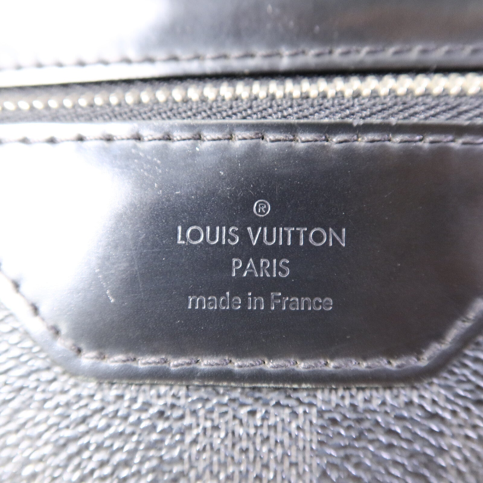 LOUIS VUITTON Damier Graghite Daniel MM銀扣肩背袋