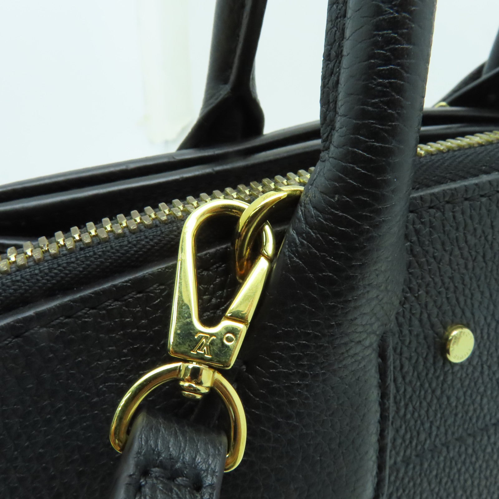 LOUIS VUITTON **【激減優惠】牛皮皮革City Steamer PM金扣手挽肩背兩用袋黑色