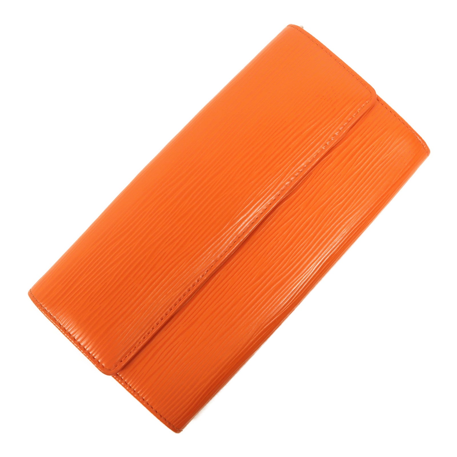 LOUIS VUITTON Epi Portefeuille Sarah Long Wallet銀扣長錢包
