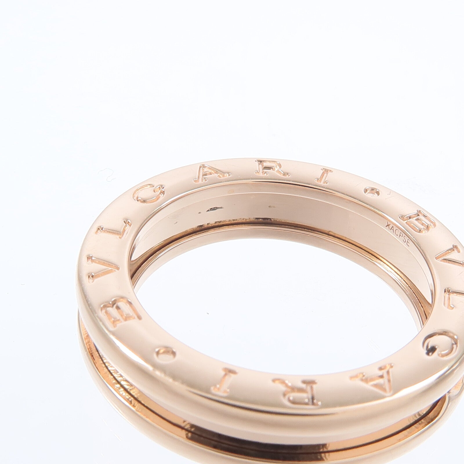 BVLGARI 18K玫瑰金B.zero1 Ring戒指