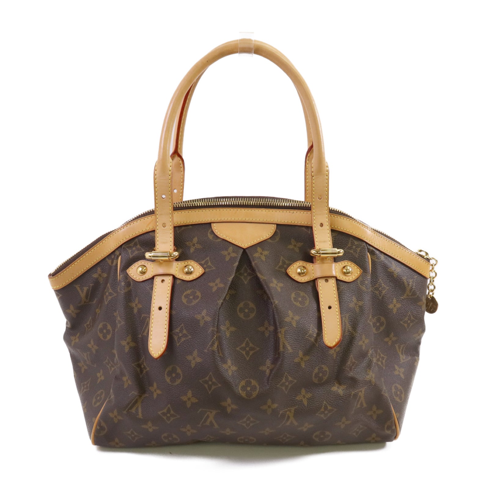 LOUIS VUITTON Monogram Tivoli GM金扣手挽袋