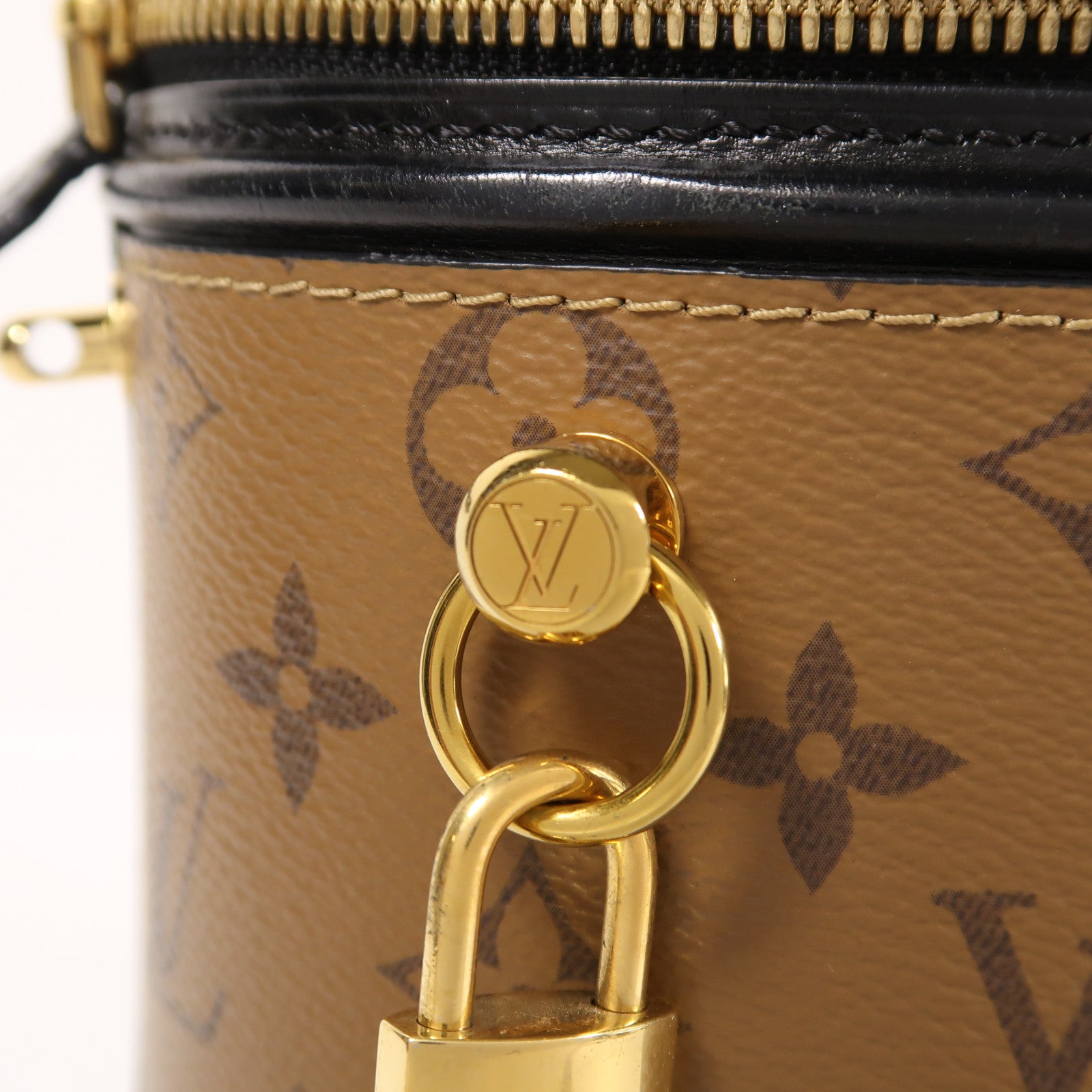 LOUIS VUITTON 【激減優惠】Monogram Reverse Cannes金扣手挽肩背兩用袋