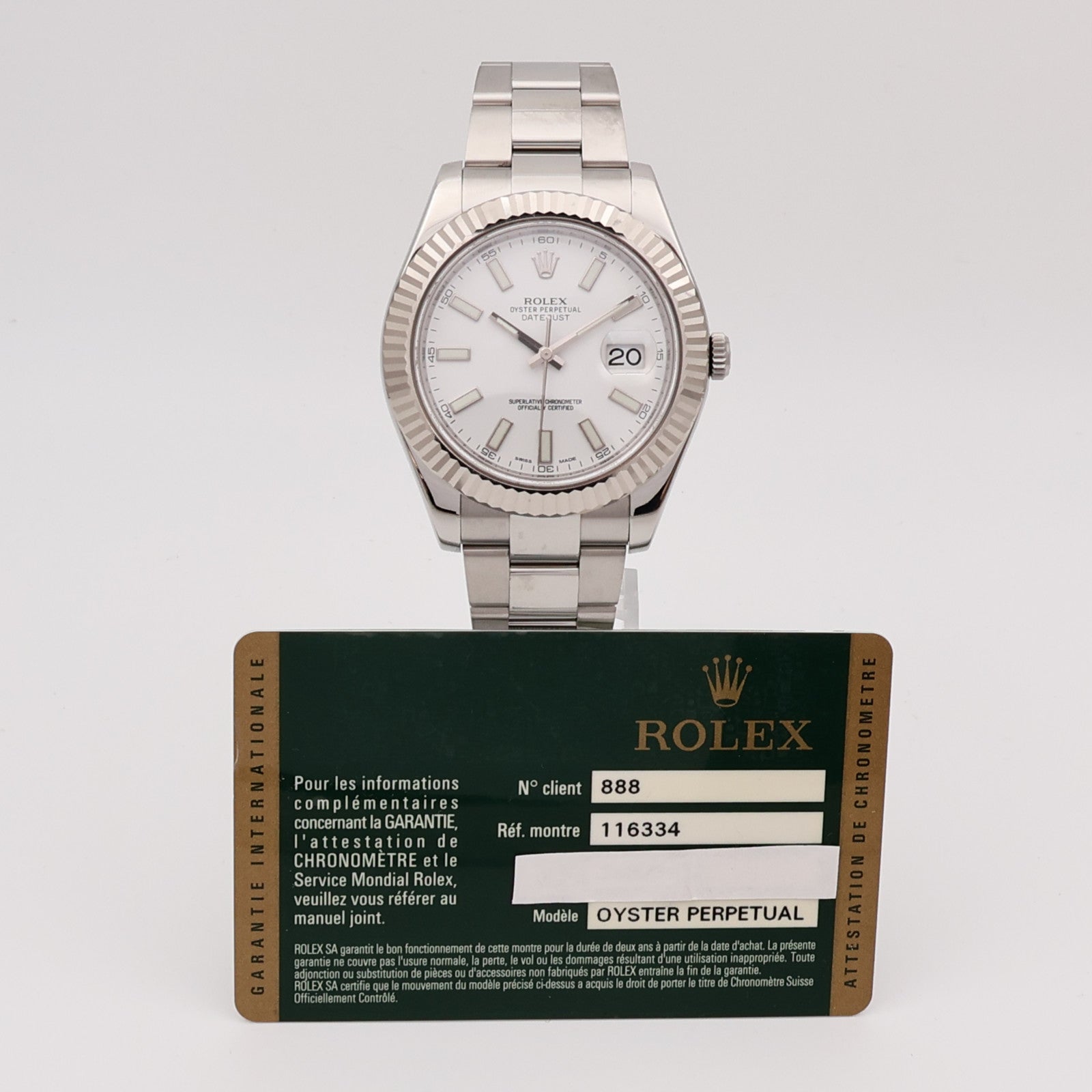 ROLEX Datejust II 116334