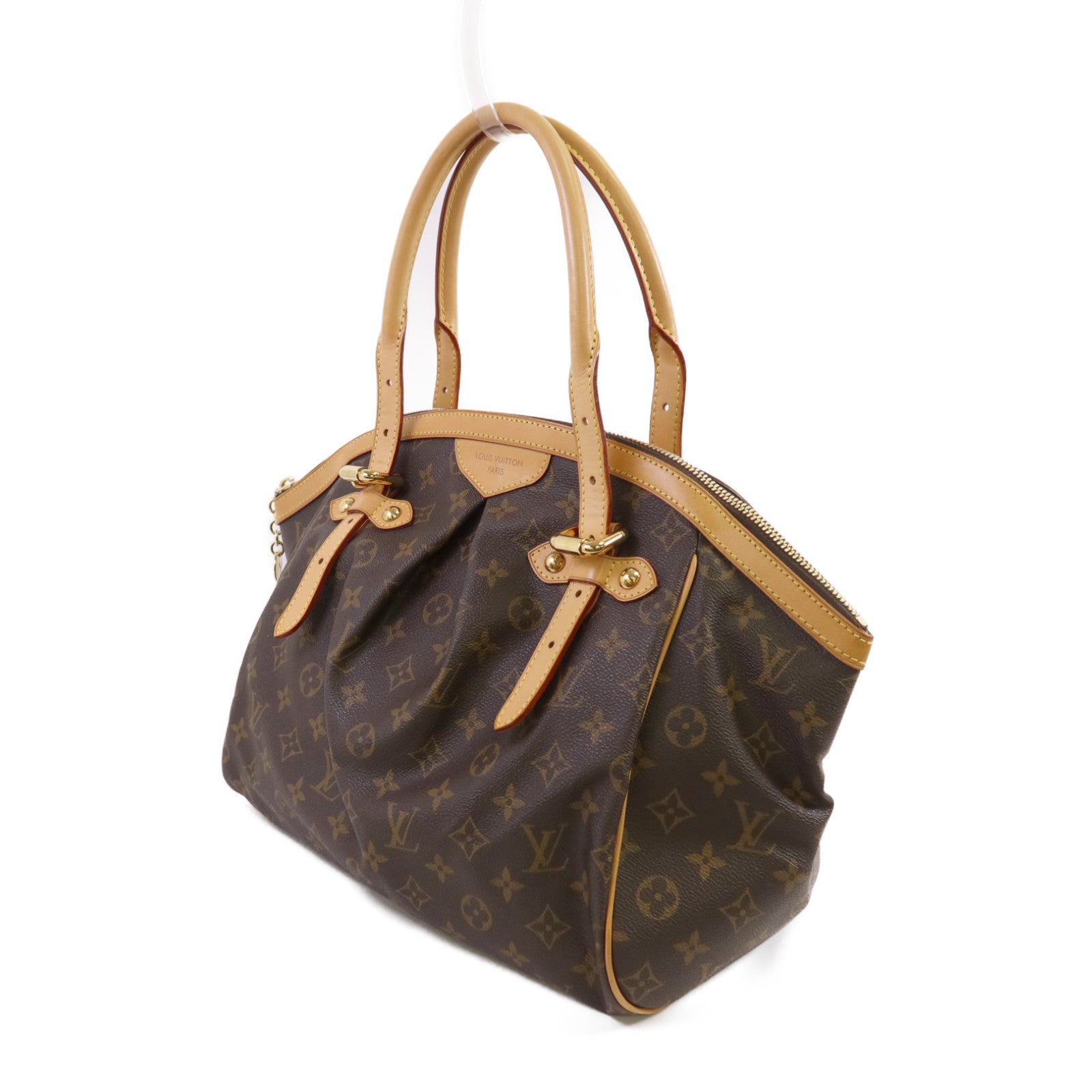 LOUIS VUITTON Monogram Tivoli GM金扣手挽袋
