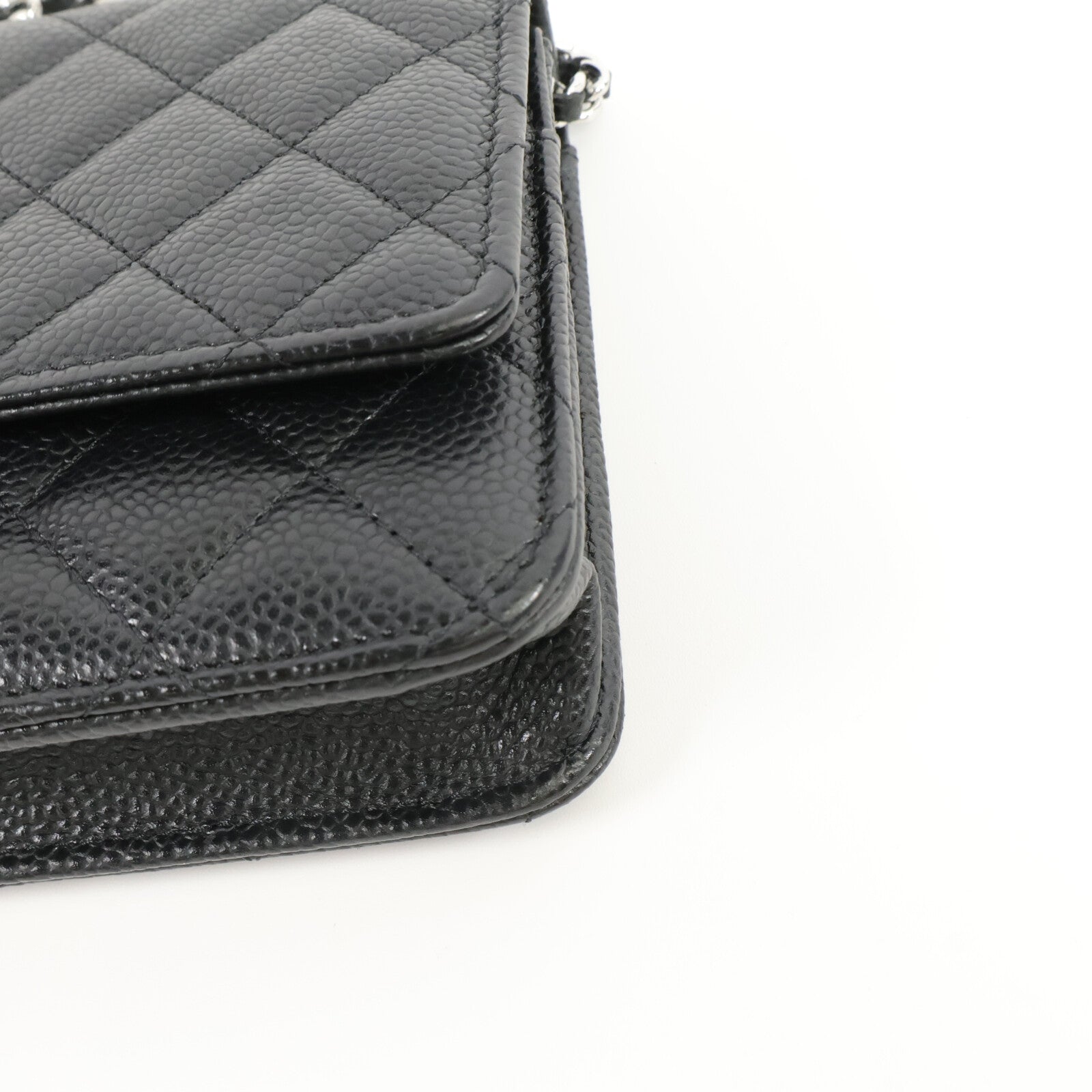CHANEL 牛皮皮革WOC Wallet On Chain鏈帶肩背袋