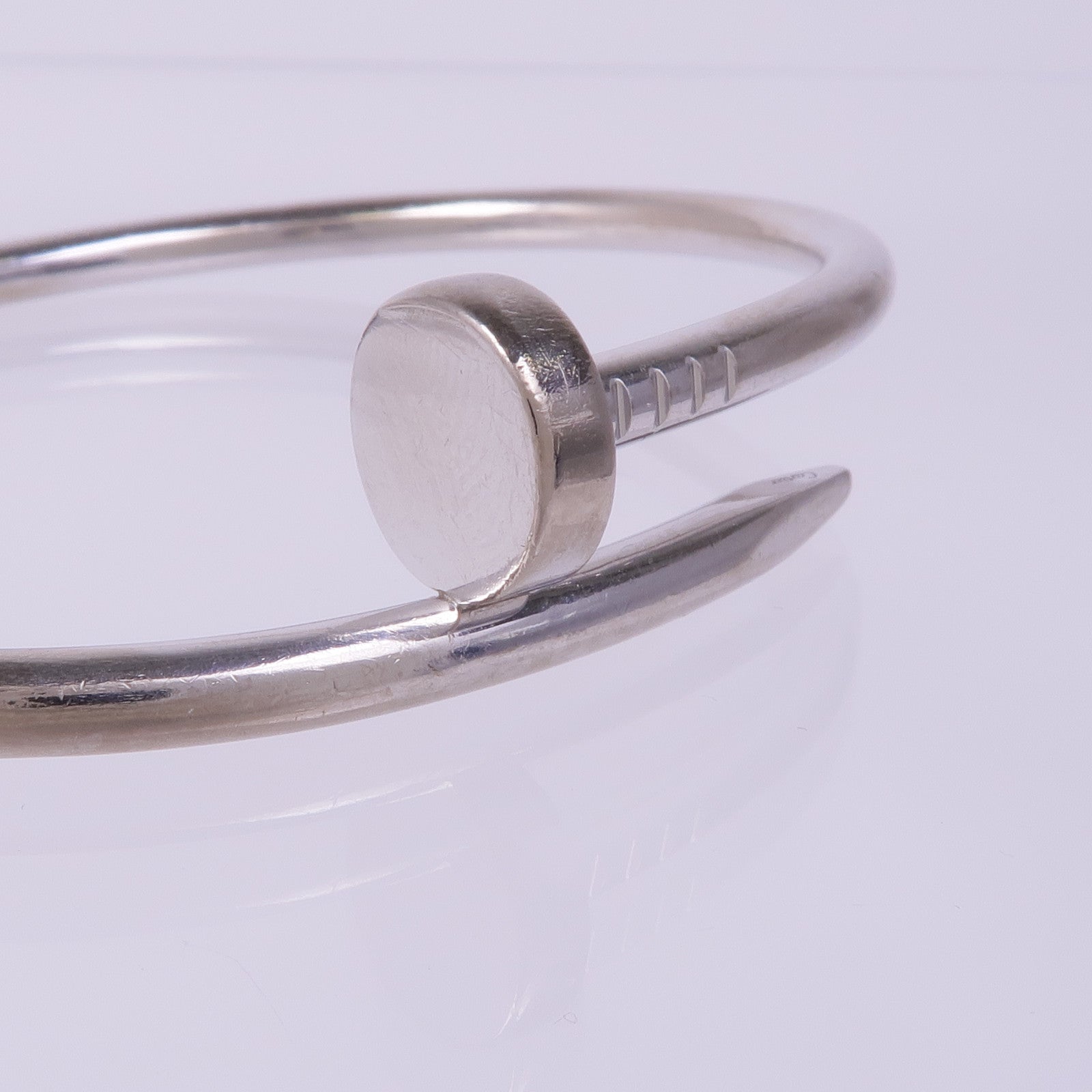 CARTIER 18K白金Juste Un Clou Bracelet手鐲