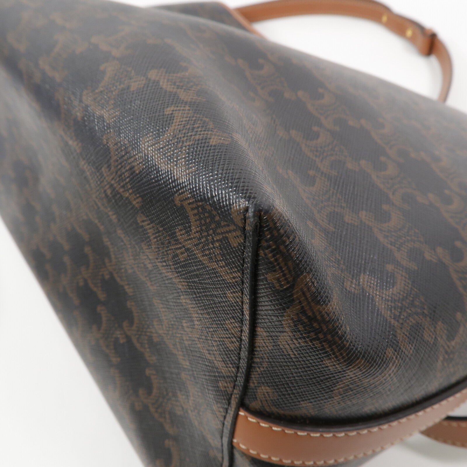 CELINE 塗層帆布Soft Shopper肩背袋