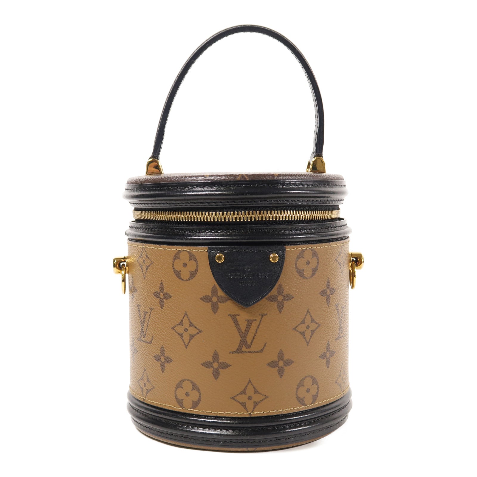 LOUIS VUITTON LV GHW Cannes 2way Shoulder Bag M43986 Monogram Reverse Brown