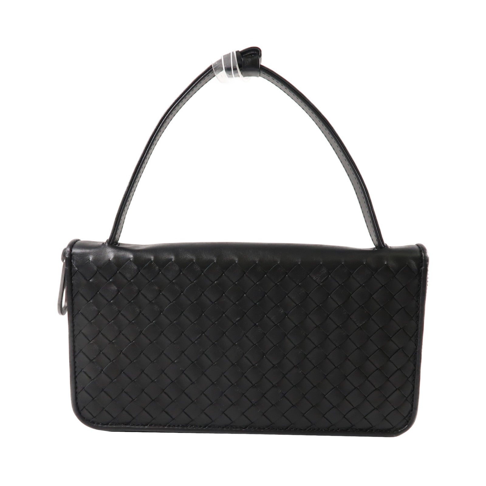 BOTTEGA VENETA 皮革Round Long Wallet長錢包黑色