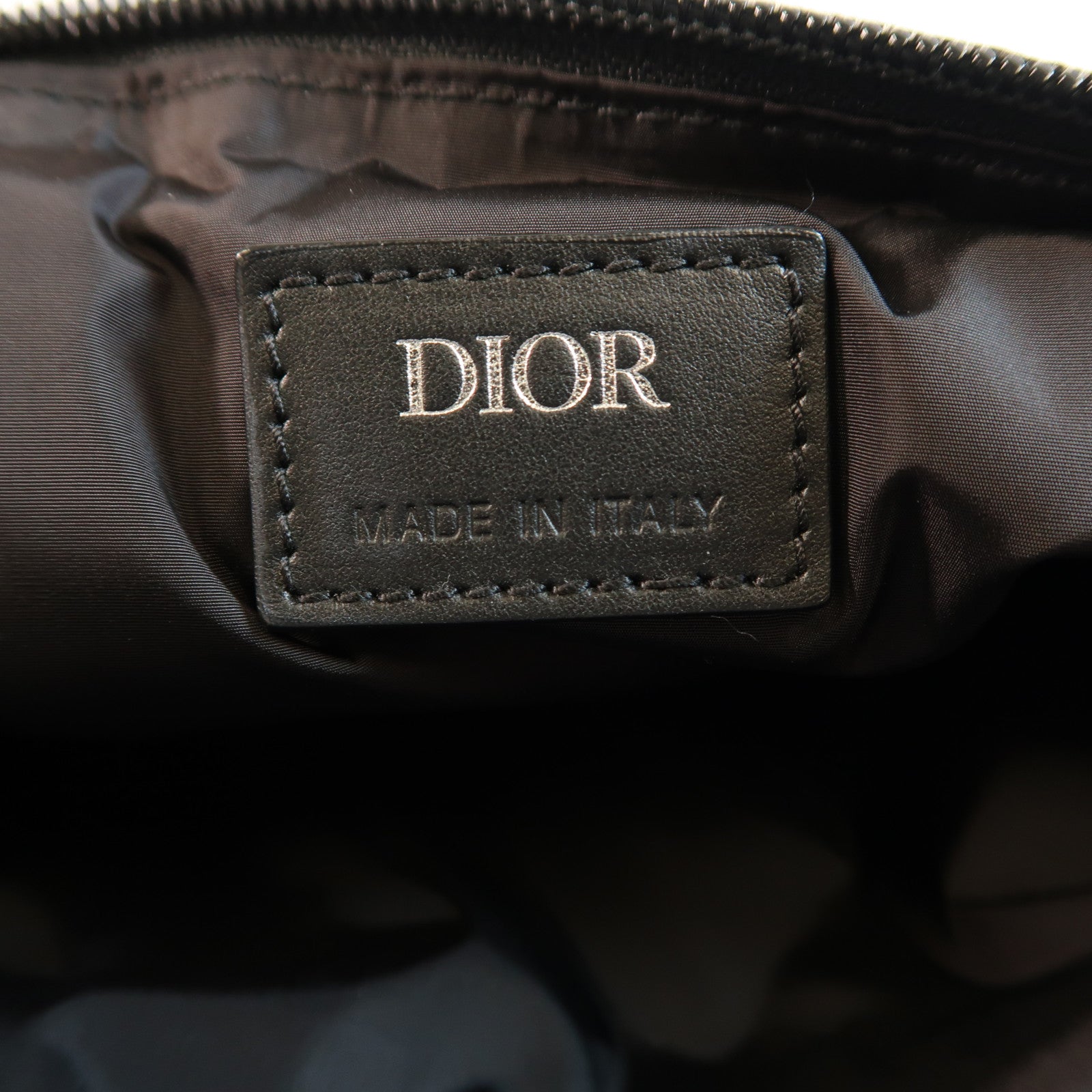 Dior 尼龍HOMME Nylon Saddle Messenger黑扣肩背袋