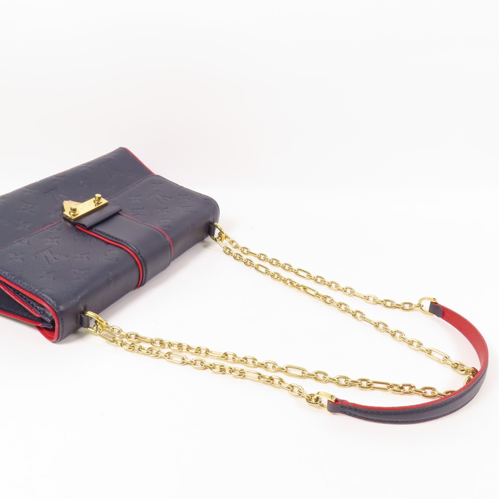 LOUIS VUITTON Monogram Empreinte Saint Sulpice金扣肩背袋