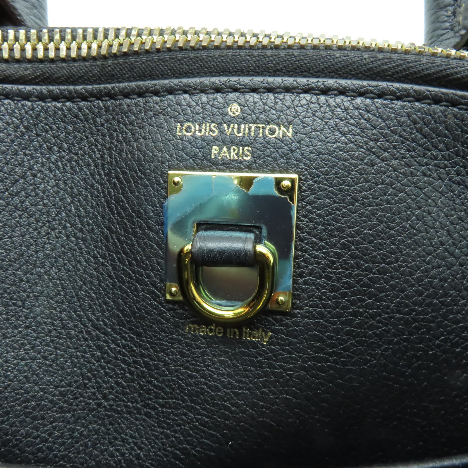 LOUIS VUITTON **【激減優惠】牛皮皮革City Steamer PM金扣手挽肩背兩用袋黑色