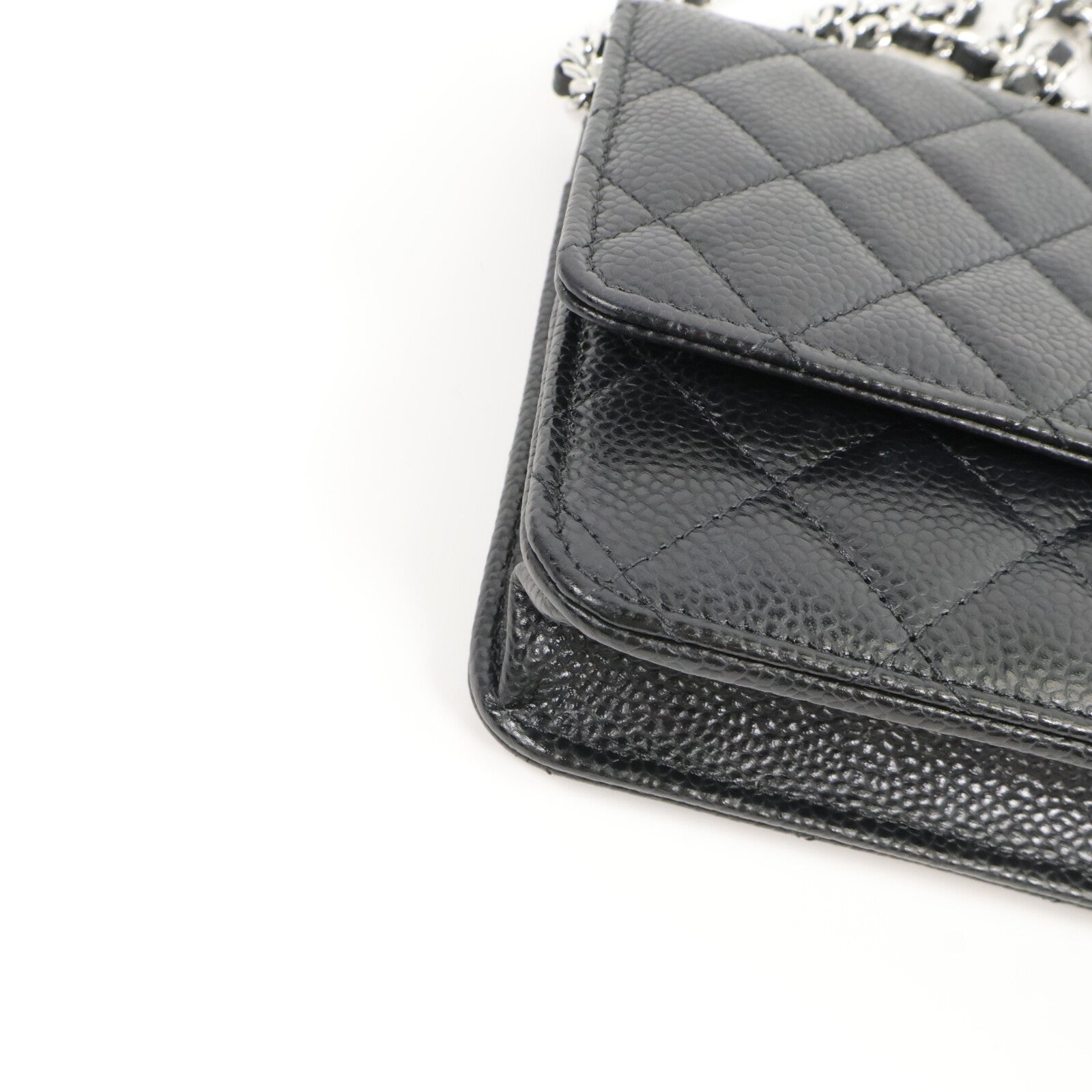 CHANEL 牛皮皮革WOC Wallet On Chain鏈帶肩背袋