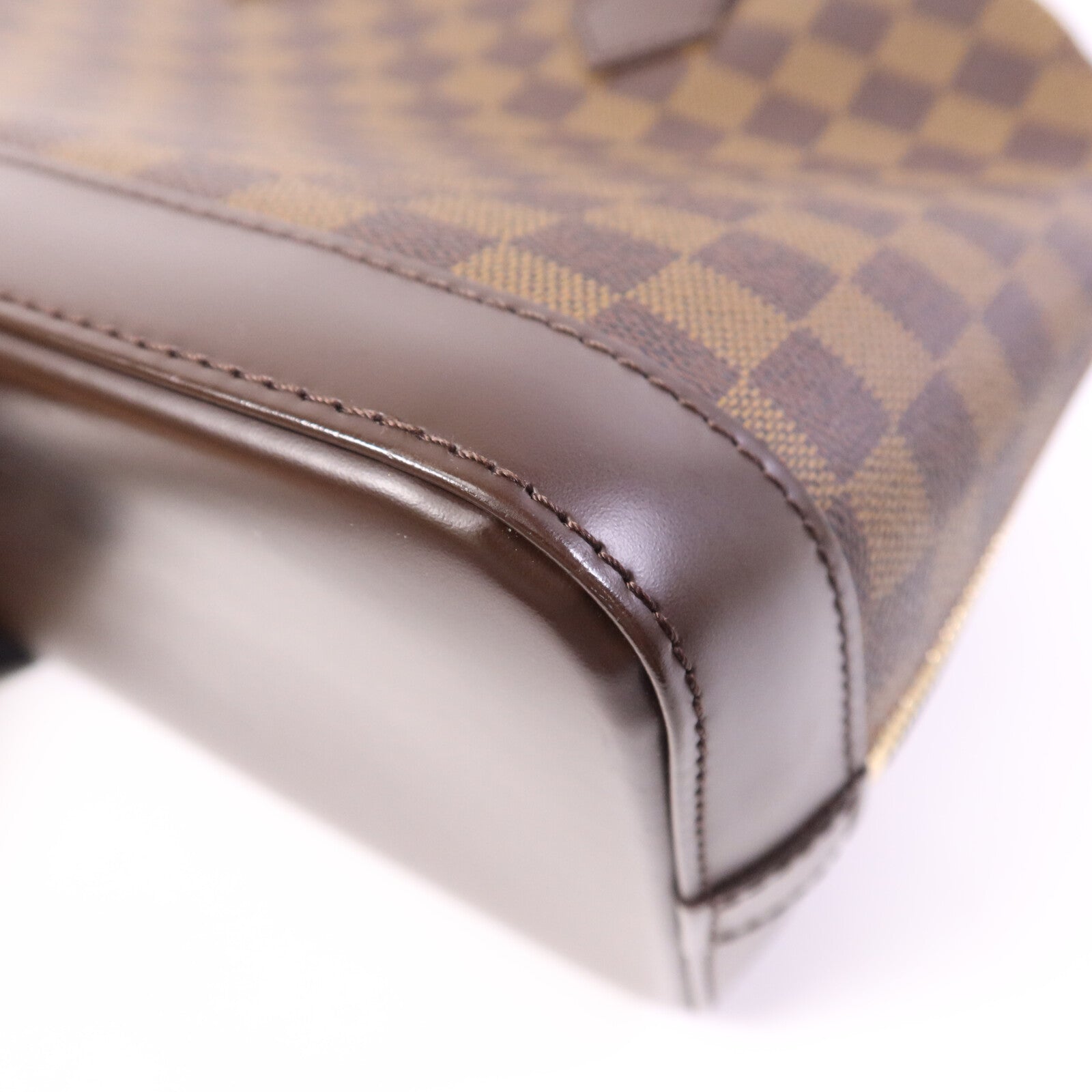 LOUIS VUITTON Damier Alma金扣手挽袋