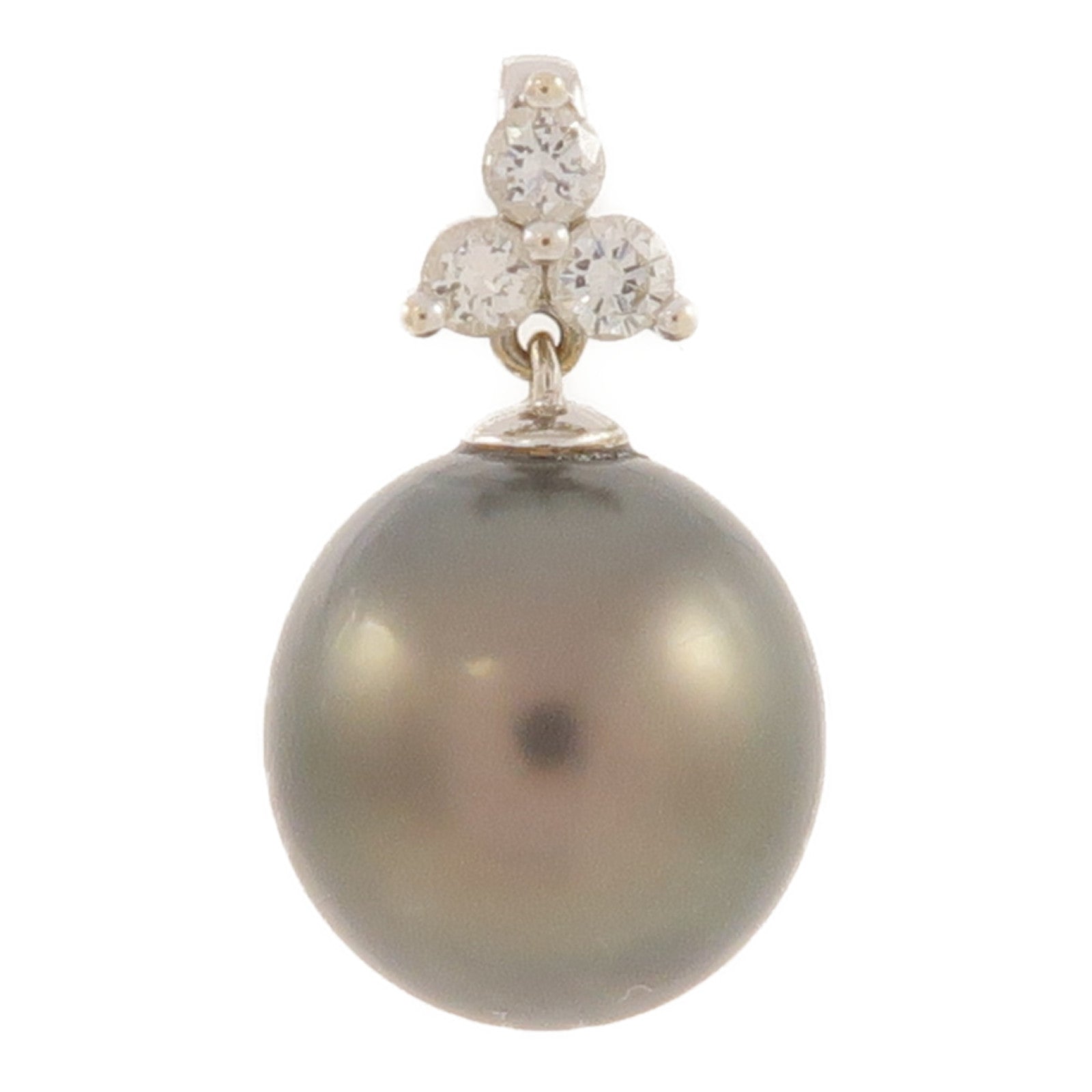 JEWELRY 18K白金Pearl Pendant Top珍珠吊墜