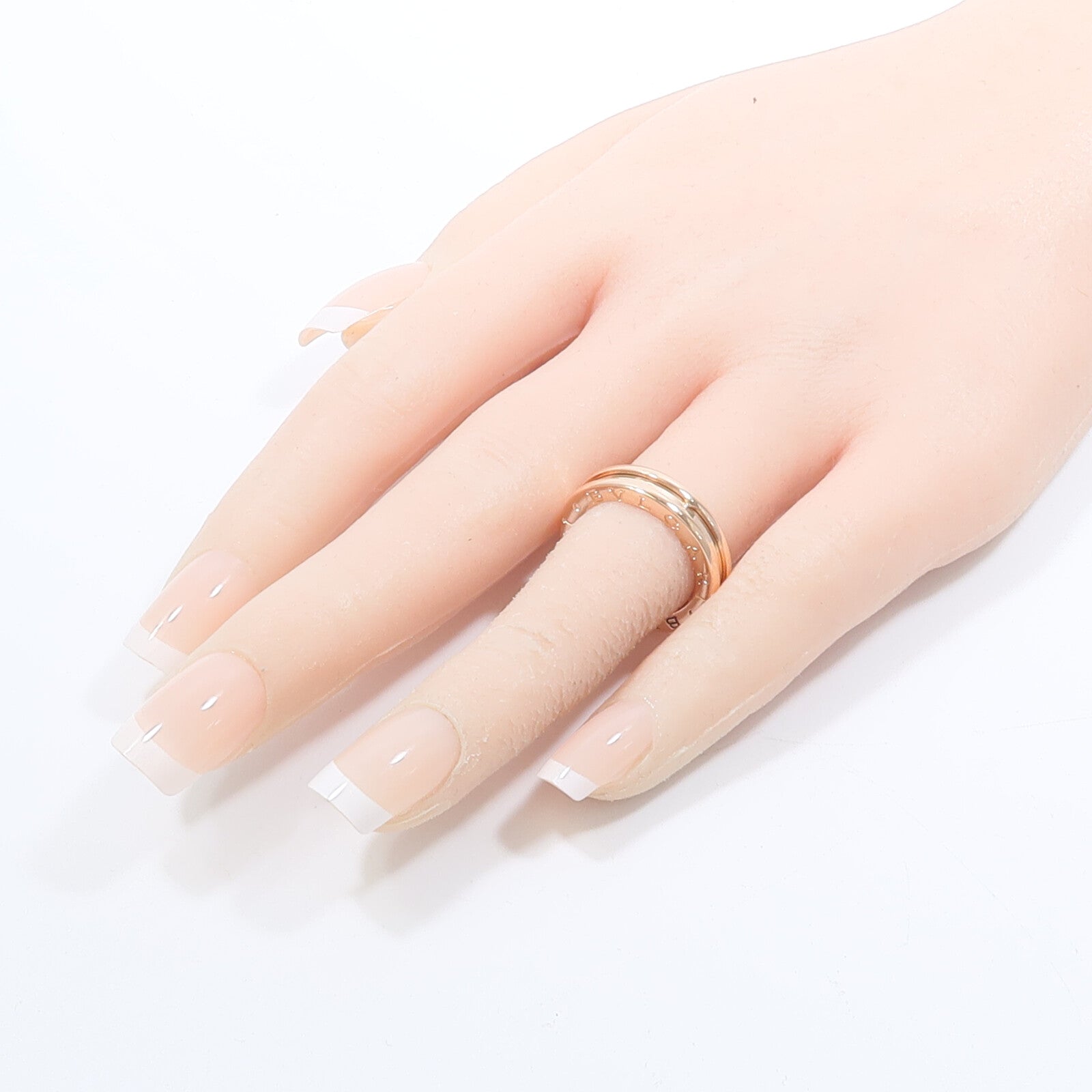 BVLGARI 18K玫瑰金B.zero1 Ring戒指