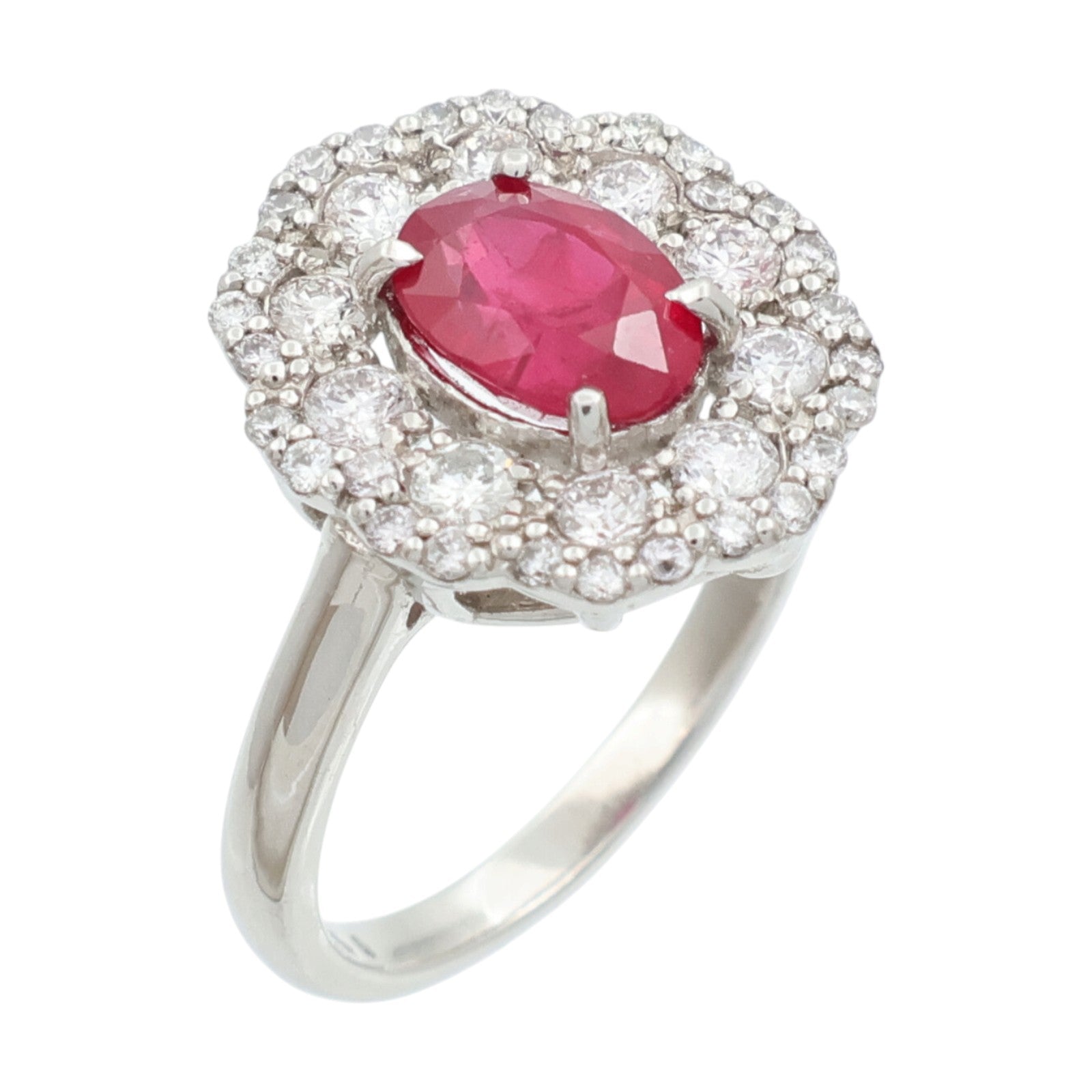 JEWELRY PT950鉑金/紅寶石Ruby鑽石戒指