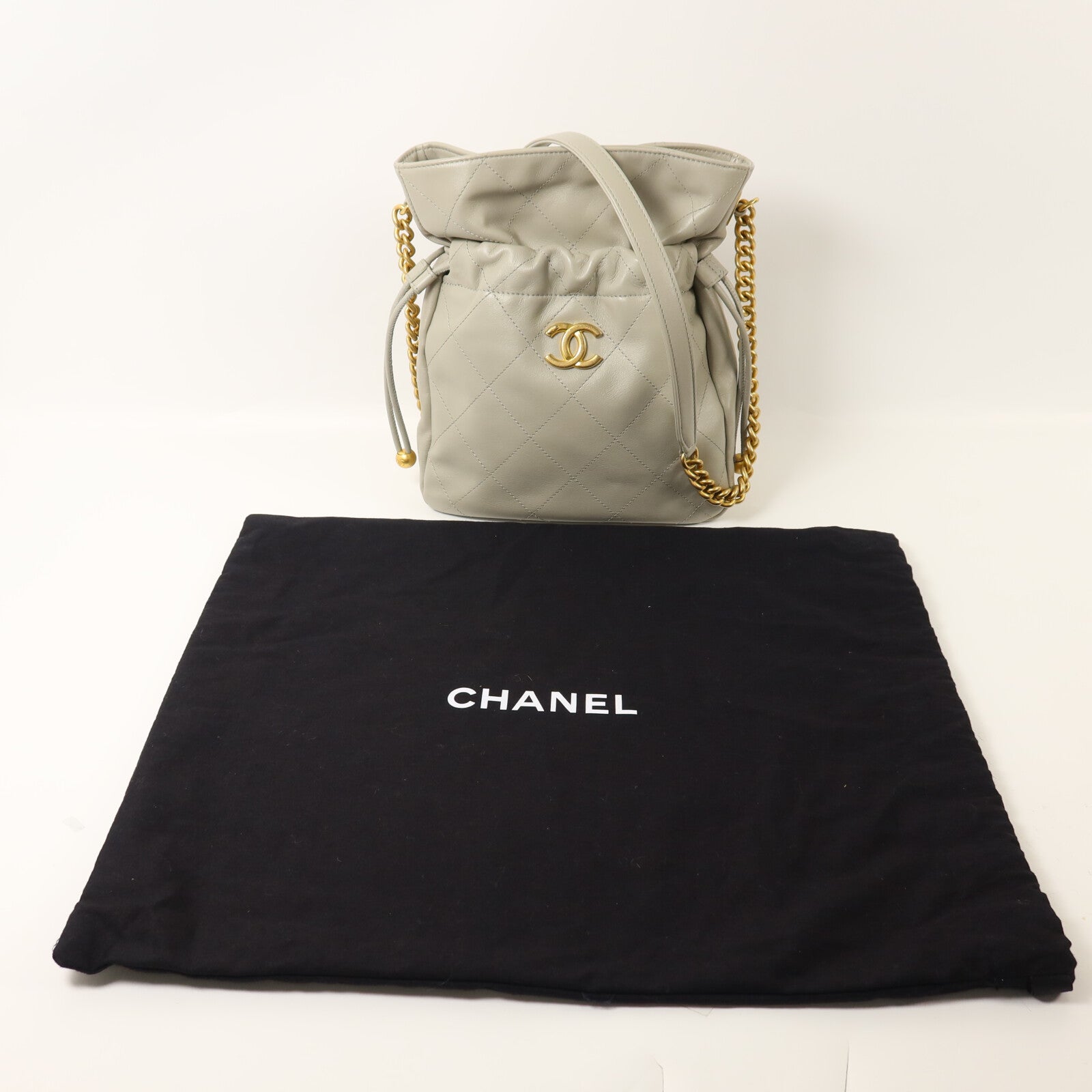 CHANEL 羊皮皮革Chain Shoulder鏈帶肩背袋