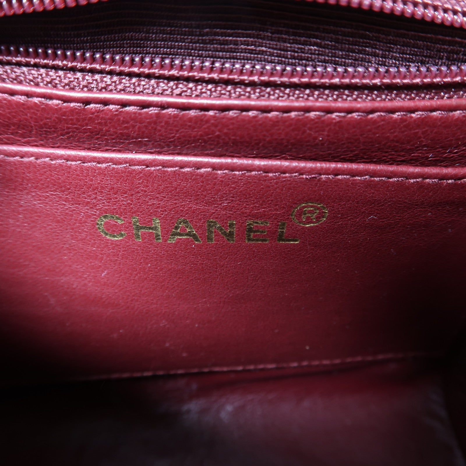 CHANEL 菱格羊皮皮革Shoulder Bag金扣肩背袋黑色