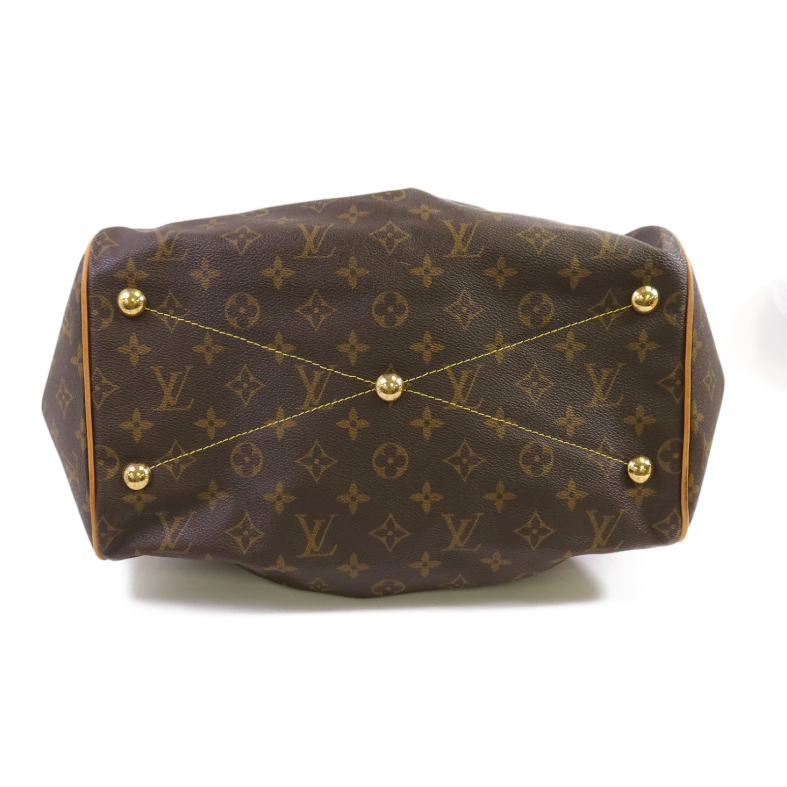 LOUIS VUITTON Monogram Tivoli GM金扣手挽袋