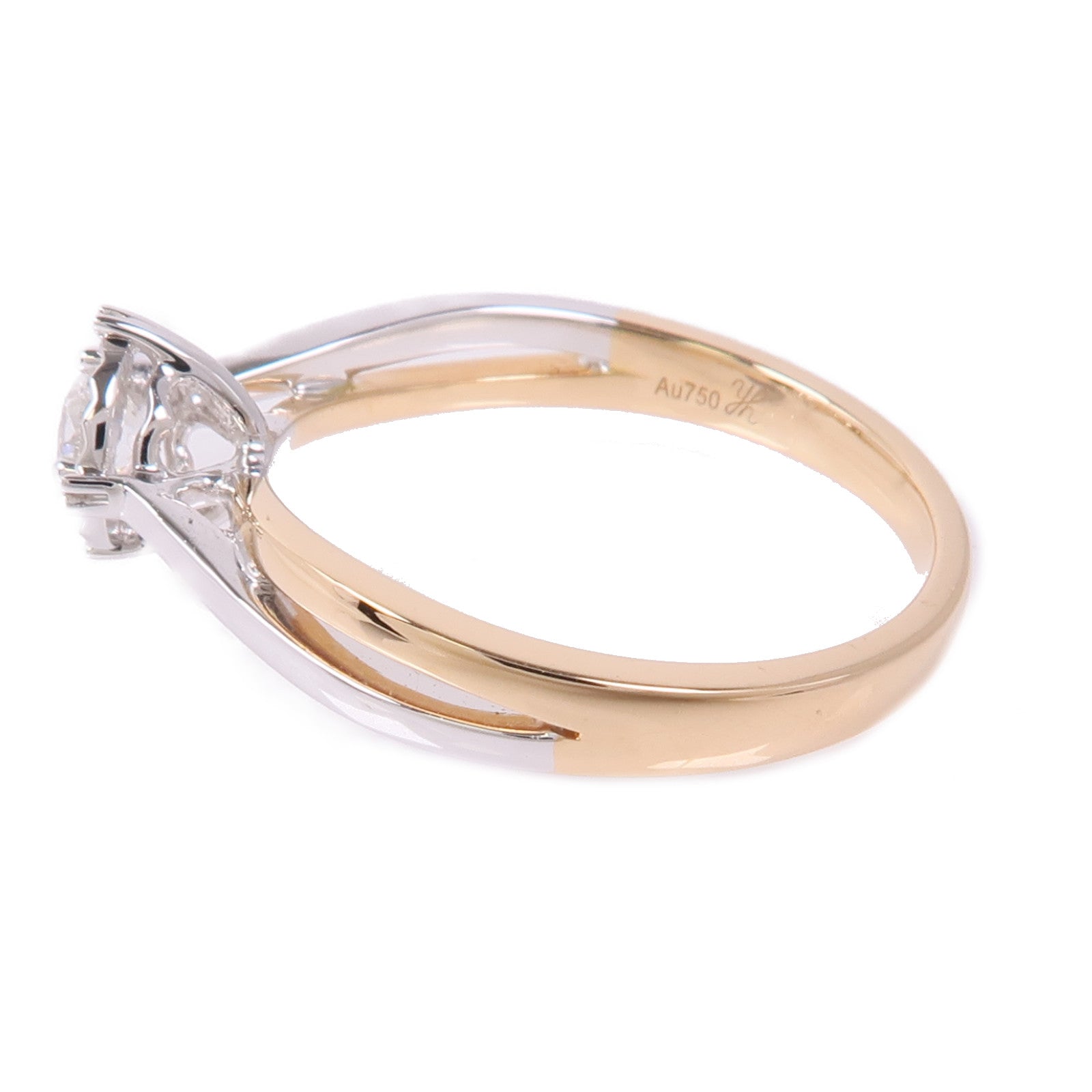 JEWELRY 18K白金/玫瑰金Diamond Ring鑽石戒指US#5.5