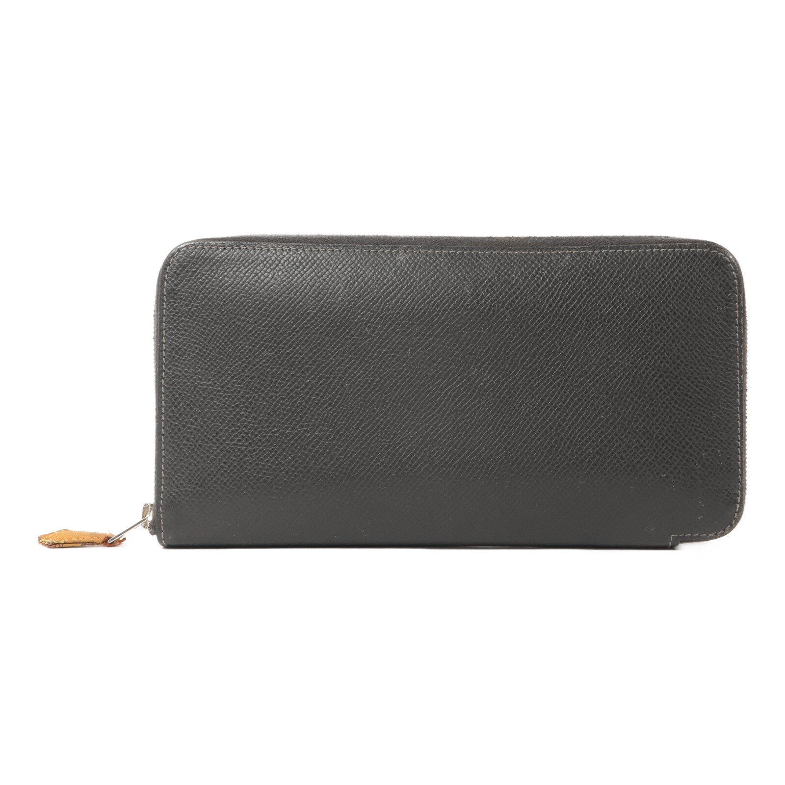 HERMES Epsom皮革Silk In Long Wallet長錢包Etain