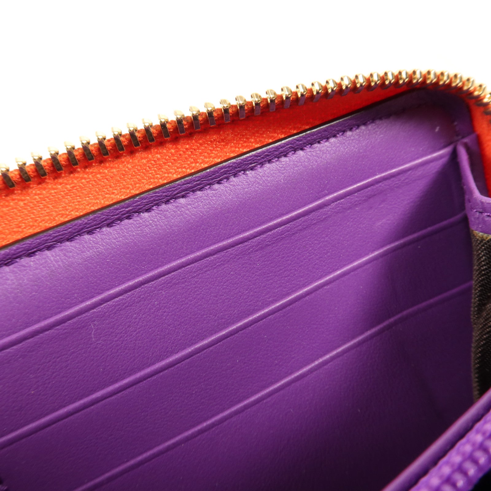 GUCCI 塗層帆布Long Wallet金扣長錢包