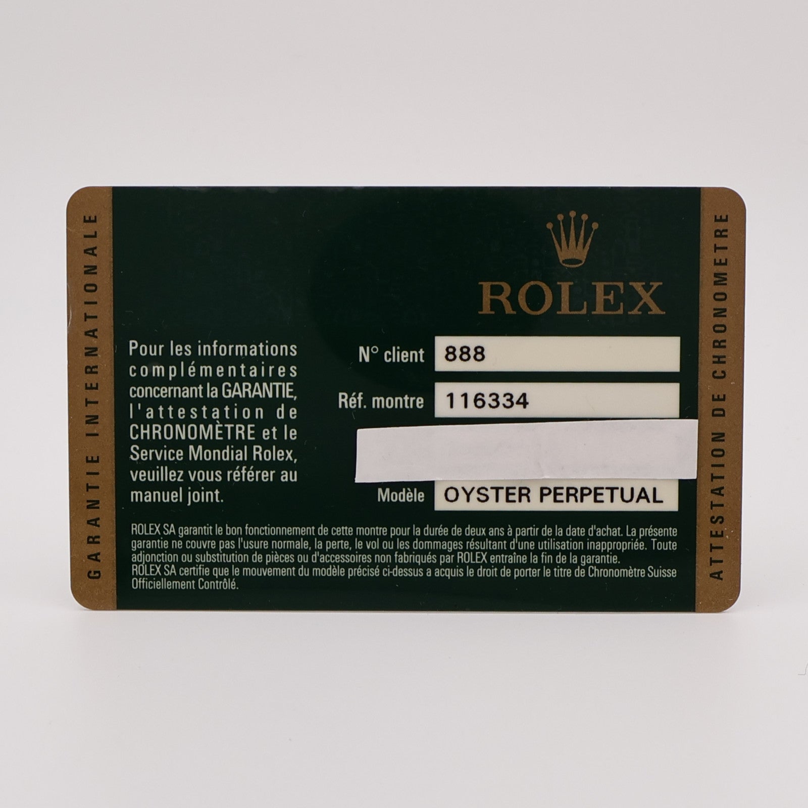ROLEX Datejust II 116334