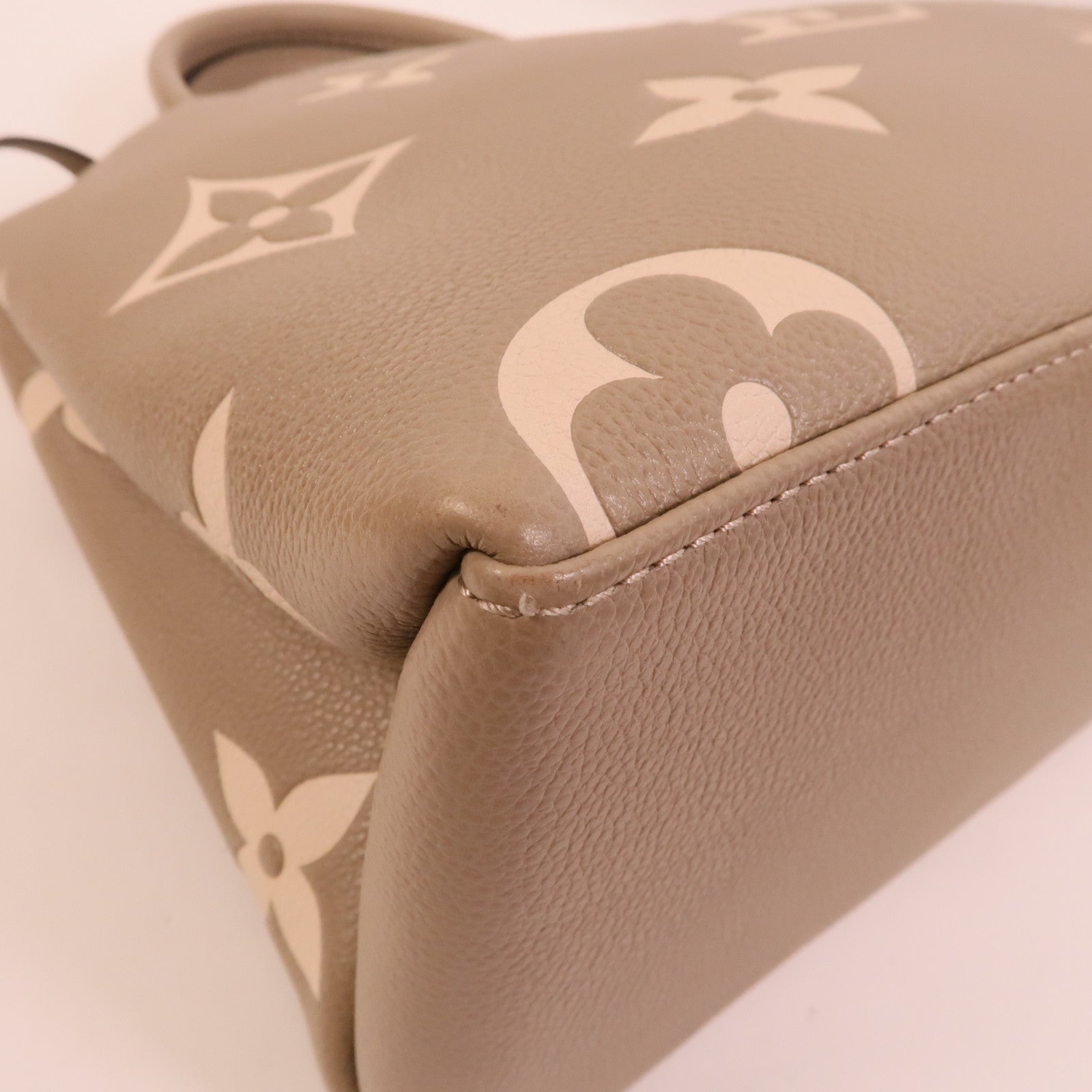LOUIS VUITTON Monogram Empreinte Petit Palais金扣手挽肩背兩用袋