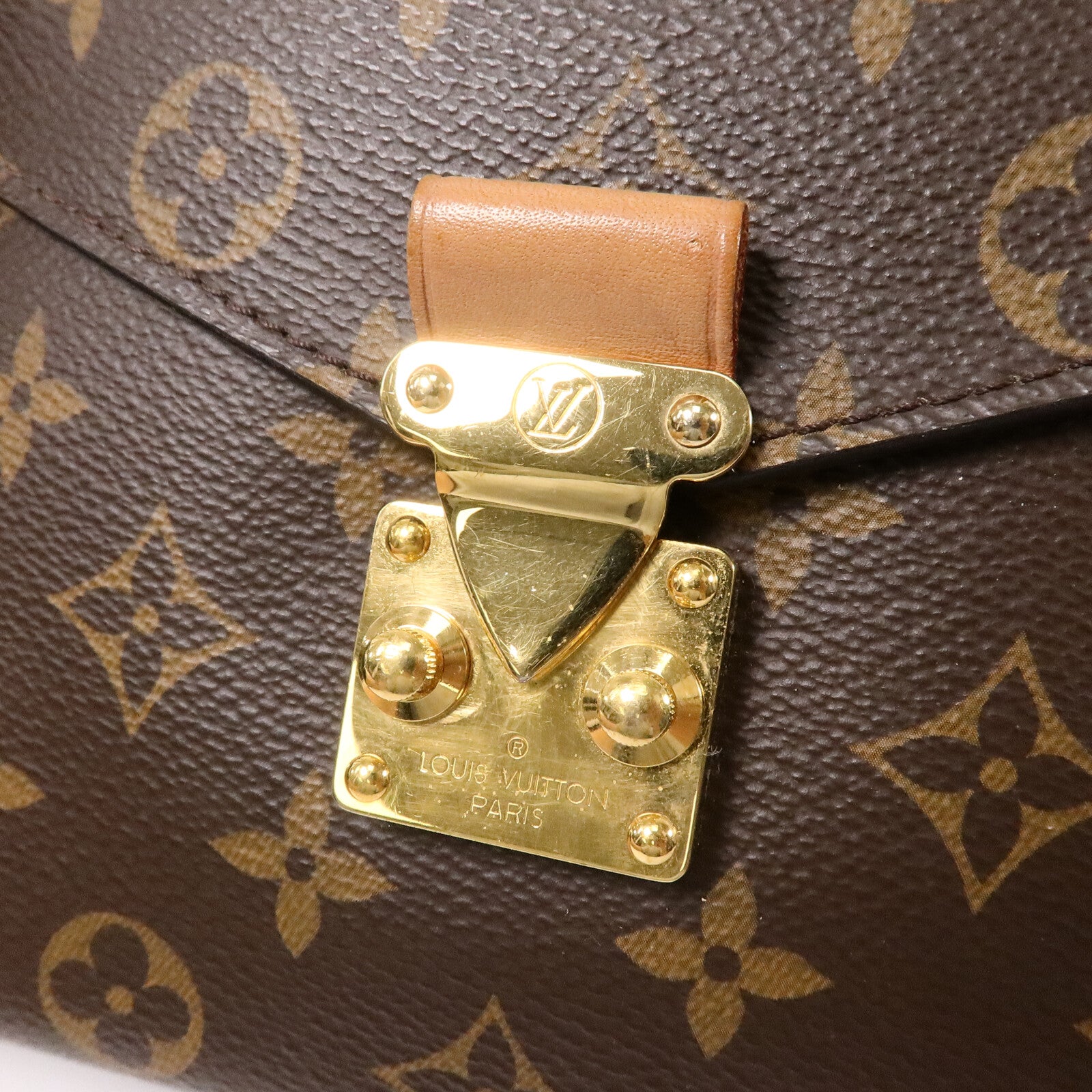 LOUIS VUITTON Monogram Pochette Metis MM金扣手挽肩背兩用袋