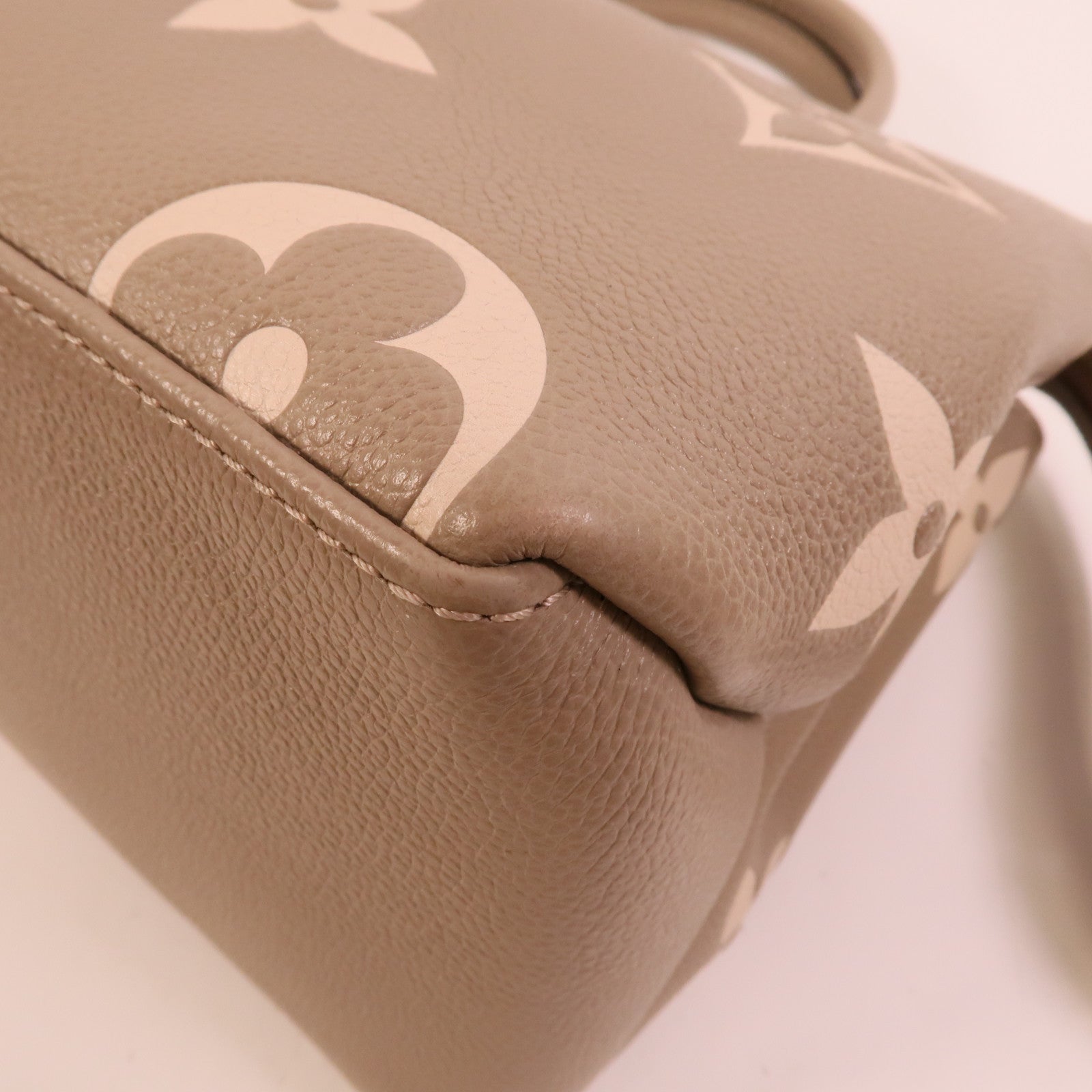 LOUIS VUITTON Monogram Empreinte Petit Palais金扣手挽肩背兩用袋