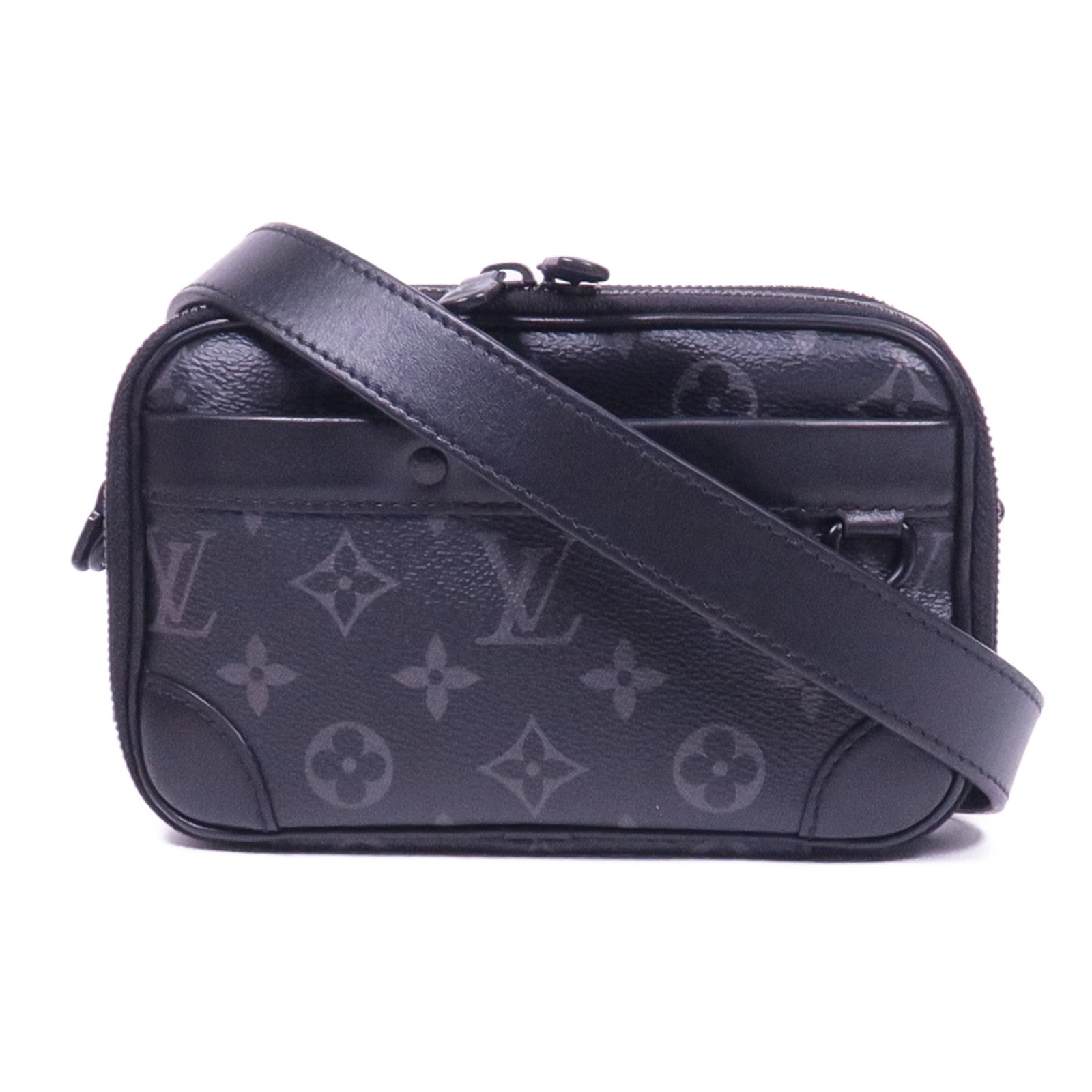 LOUIS VUITTON Monogram Eclipse Alpha Wearable Wallet肩背袋