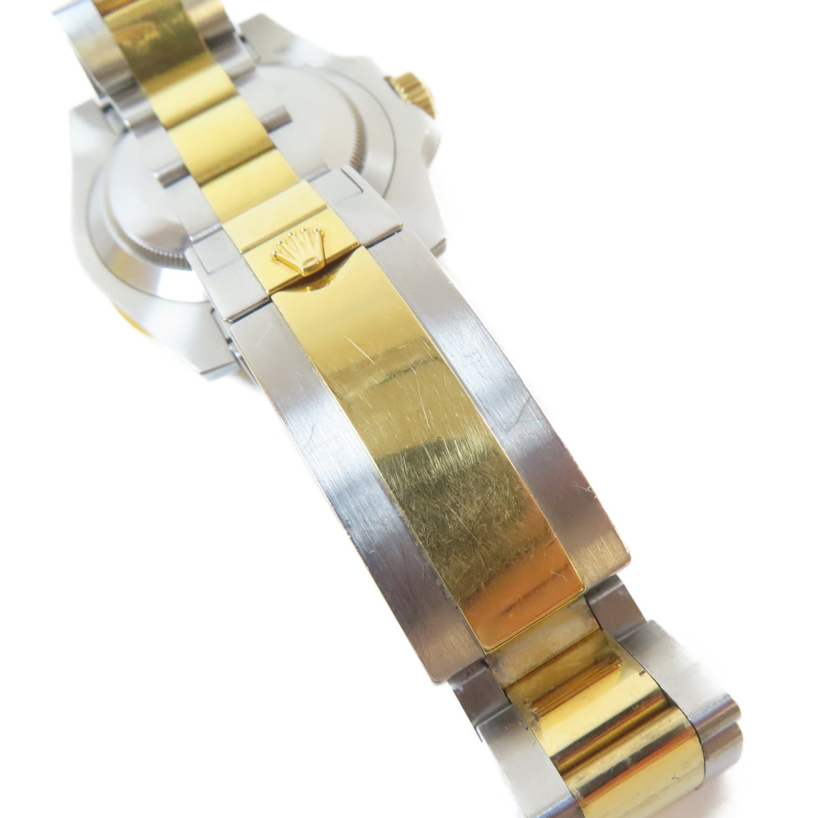 ROLEX Submarinar Date 18K黃金/不鏽鋼手錶自動機芯黑色
