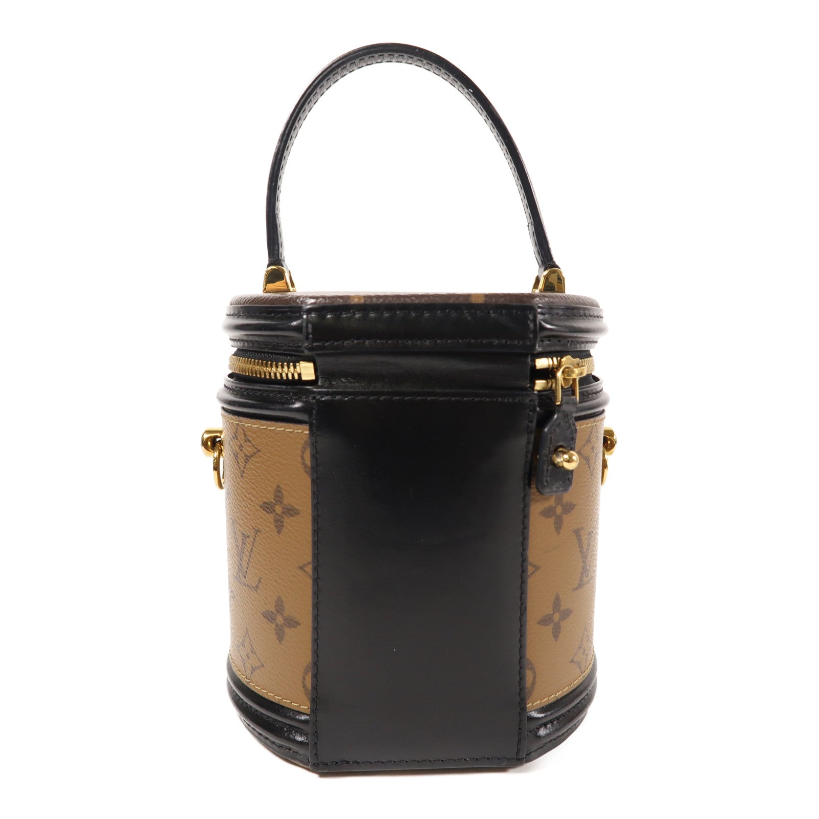 LOUIS VUITTON 【激減優惠】Monogram Reverse Cannes金扣手挽肩背兩用袋